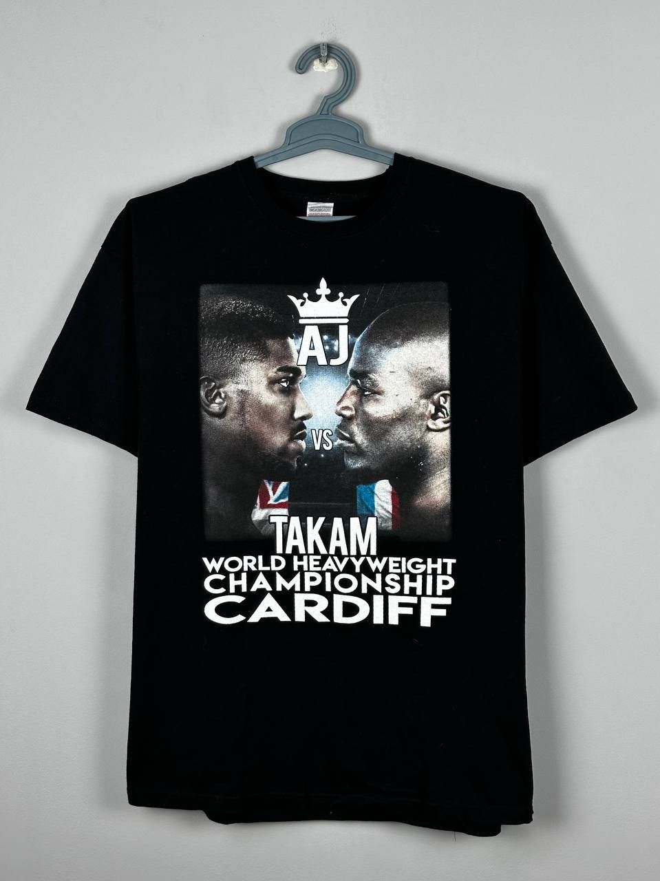 Vintage Anthony Joshua Carlos Takam Boxing UK Promo T Shirt Size US XL / EU 56 / 4 - 1 Thumbnail