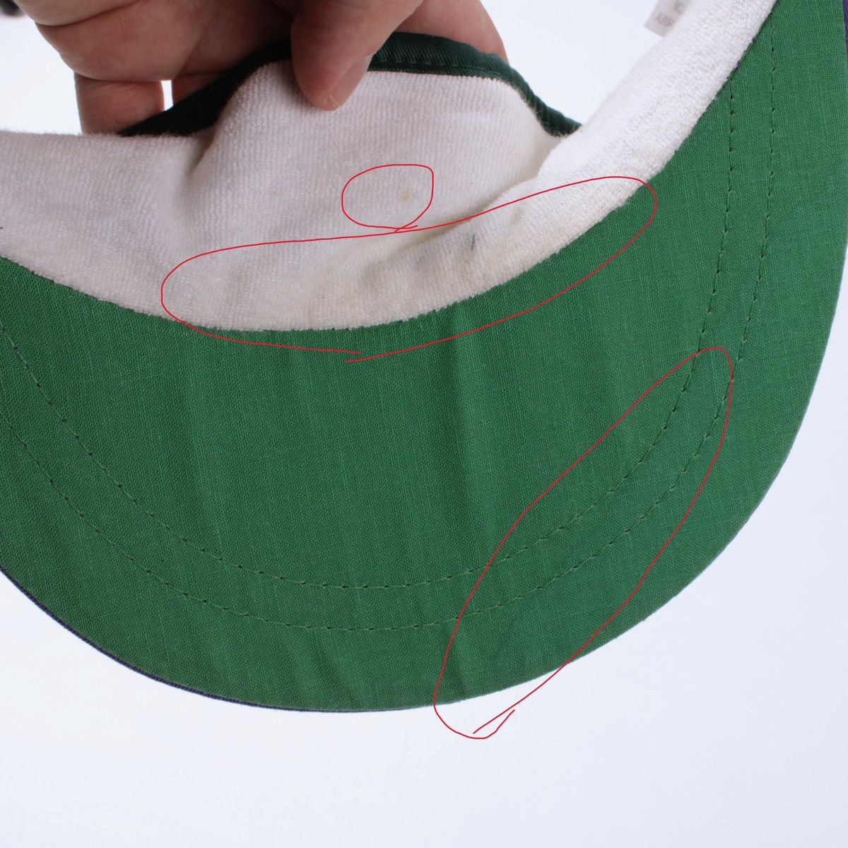 Vintage TENNIS The Championships Wimbledon Cap Visor Hat Size ONE SIZE - 9 Thumbnail