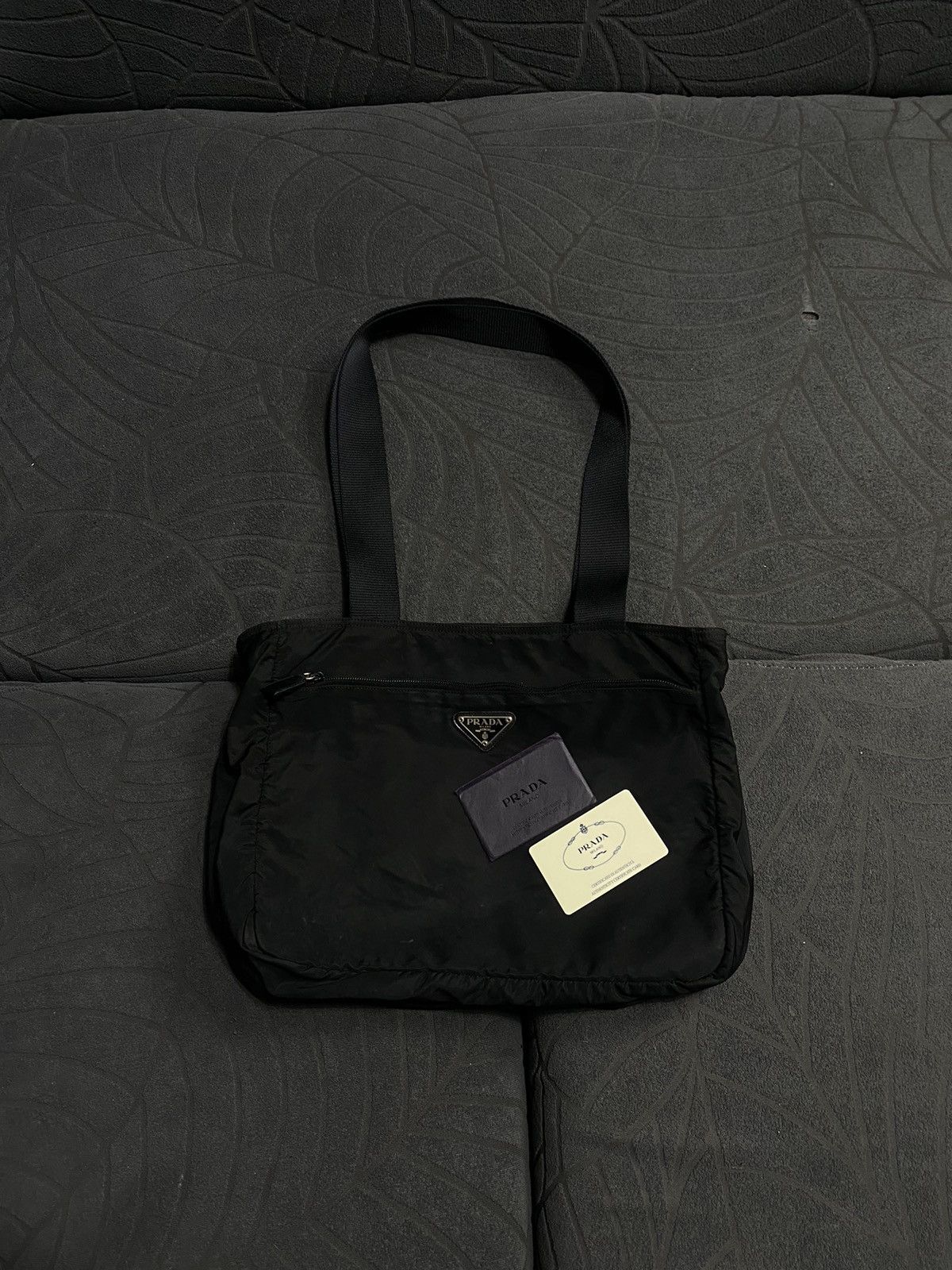 Prada Prada Tessuto Tote Bag Complete with Card Size ONE SIZE - 1 Thumbnail