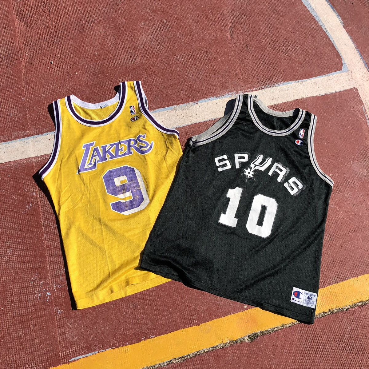 Vintage Denis Rodman Spurs 90s Jersey Size US XL / EU 56 / 4 - 2 Thumbnail
