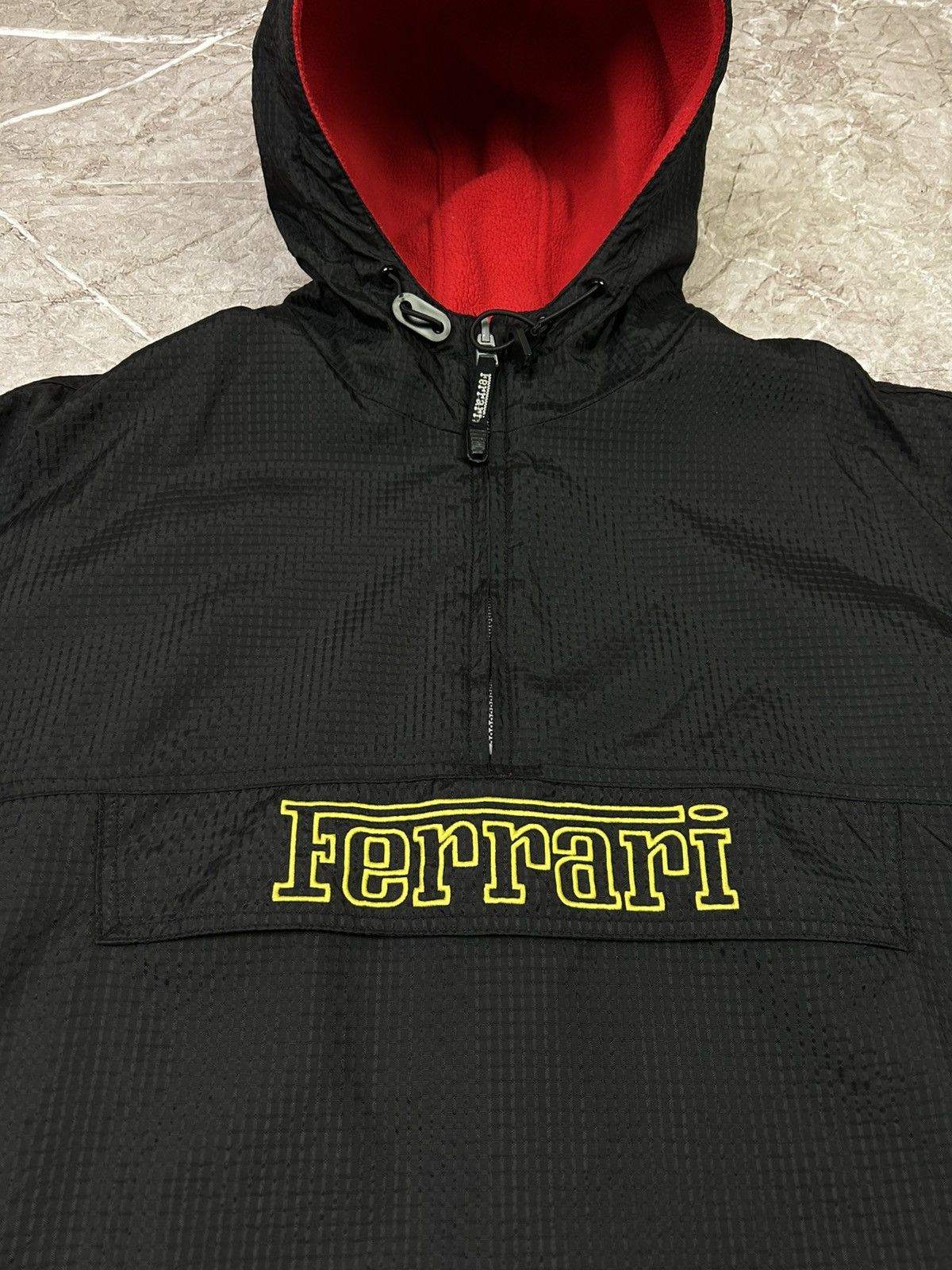 Ferrari Vintage Ferrari Anorak Jacket 1999 Reversible Double Fleece Size US L / EU 52-54 / 3 - 4 Thumbnail