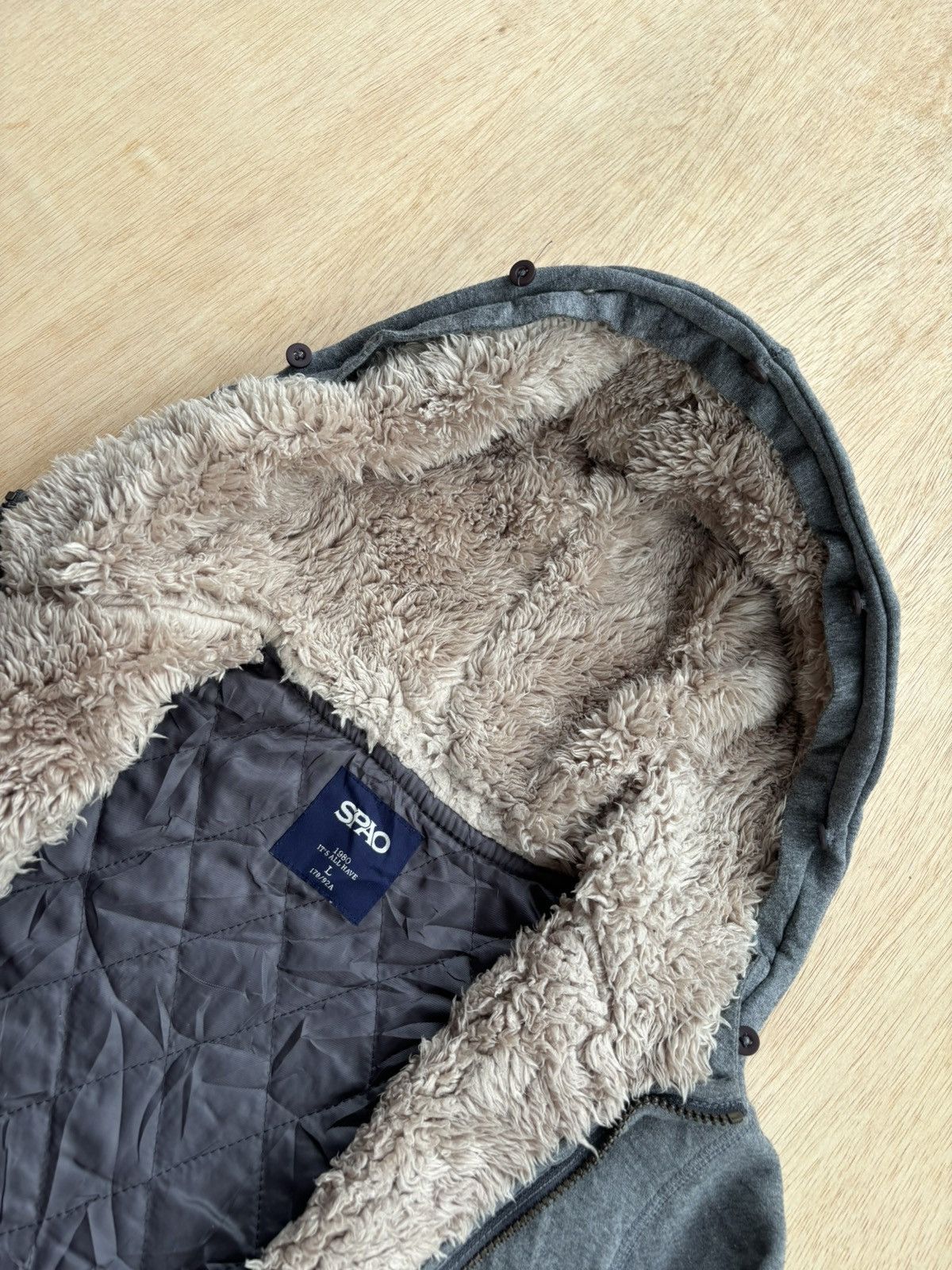 If Six Was Nine × Japanese Brand × Le Grande Bleu (L.G.B.) Fur Hoodie Spao Stable Ifsixwasnine LGB Style Size US L / EU 52-54 / 3 - 4 Thumbnail