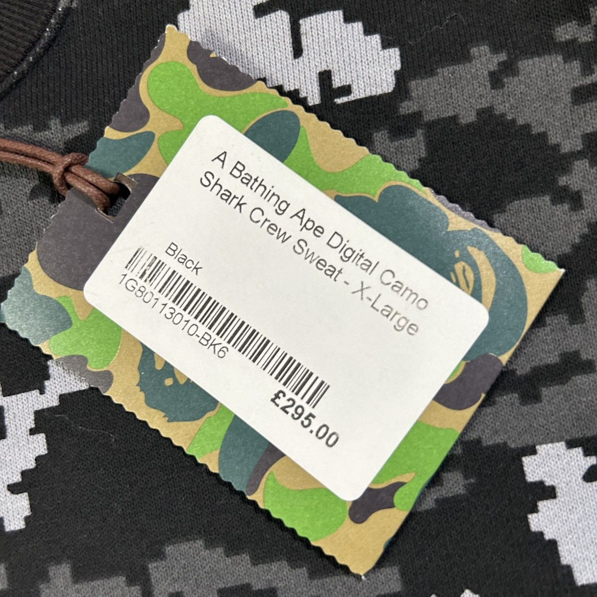 Bape BAPE Shark Black Camo Sweatshirt Size US XL / EU 56 / 4 - 3 Thumbnail