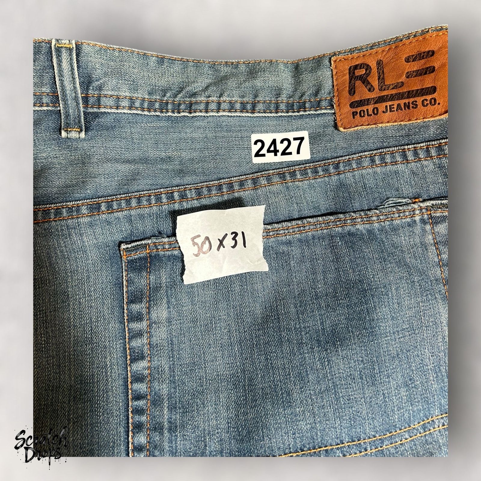 Other RLE Polo Jeans Co Vtg Denim Jeans Size 48x32 Deadstock Pants Size US 38 / EU 54 - 2 Thumbnail