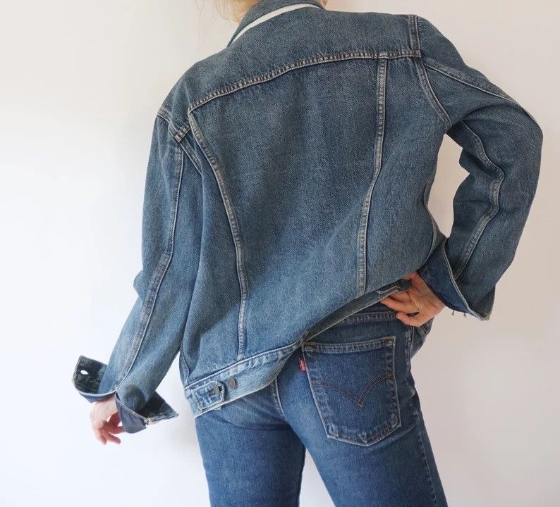 Hudsons Bay Limited Edition Levis Hudsons Bay Reversible Denim Trucker Size US L / EU 52-54 / 3 - 12 Thumbnail
