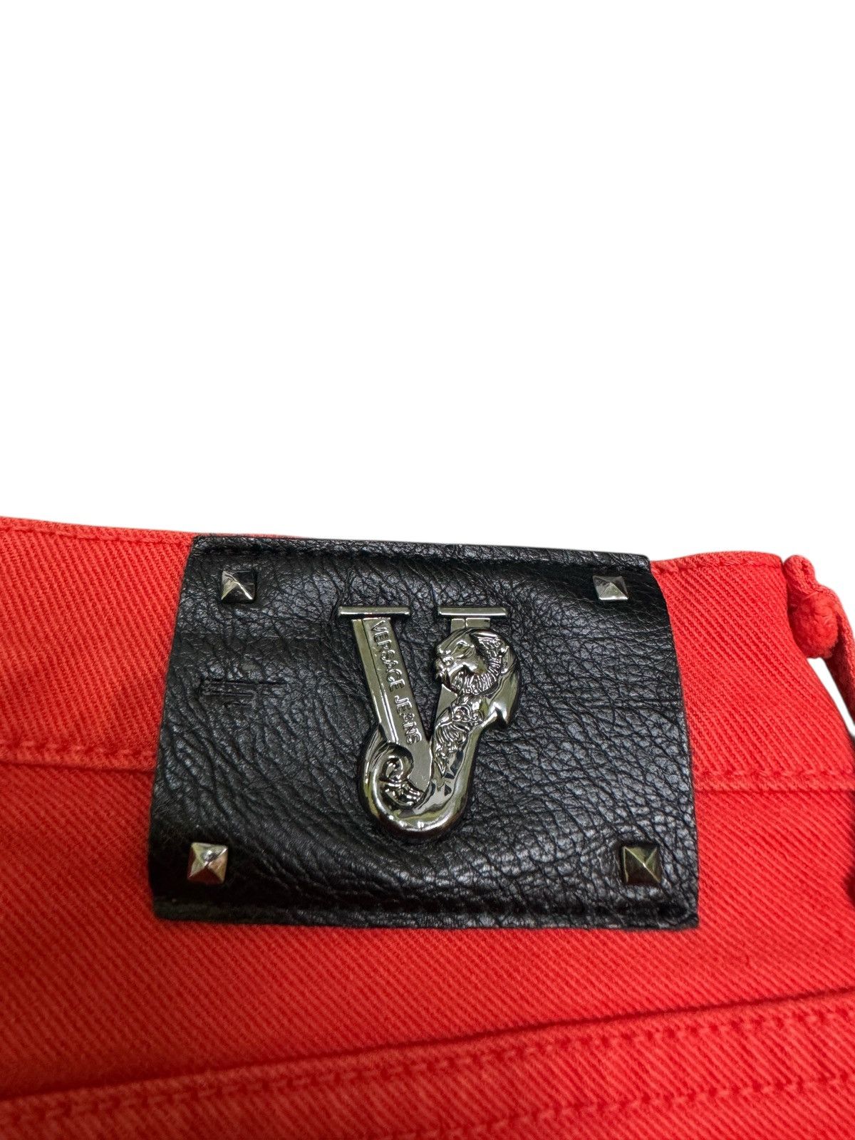 Versace VERSACE JEANS ORANGE SLIM FIT EMBROIDERY LOGO Size US 29 - 10 Thumbnail