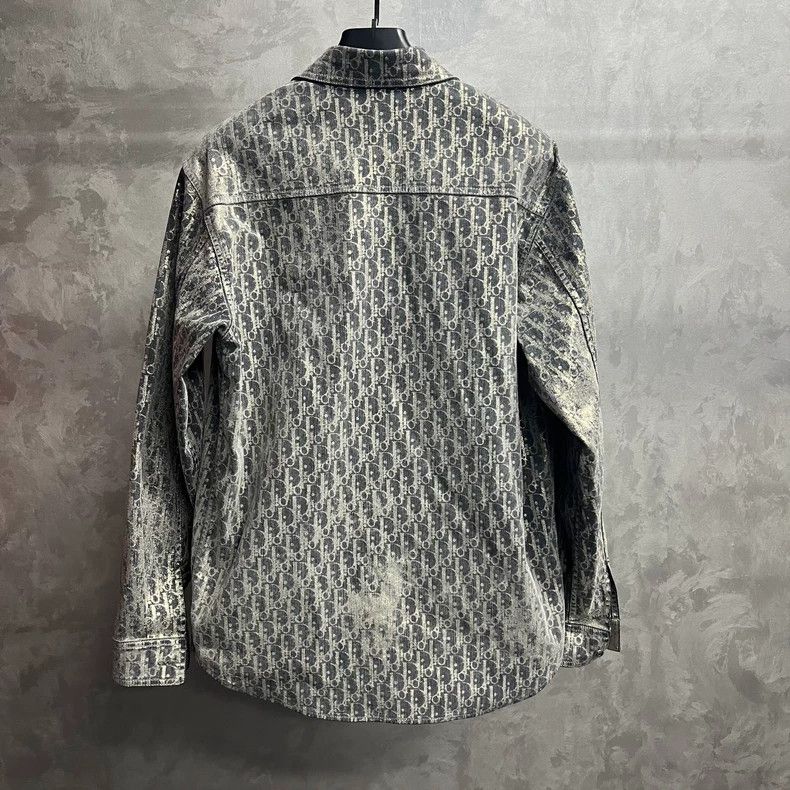Dior Dior The latest gray old full print pattern logo long-sleev Size US XXS / EU 40 - 7 Thumbnail