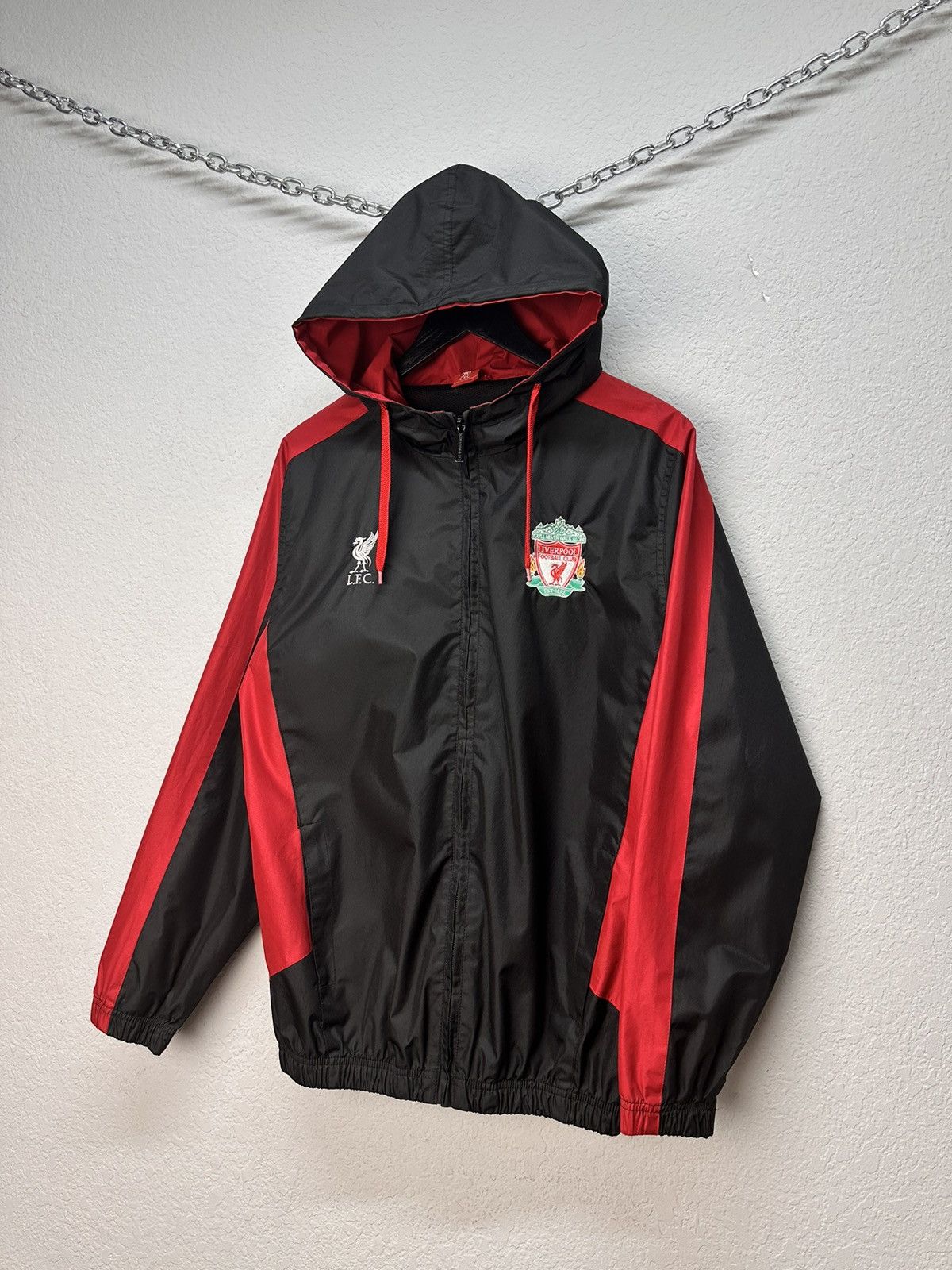 Adidas Vintage Liverpool Nike Premier Nylon Sweatshirt Y2K Hoodie Size US S / EU 44-46 / 1 - 6 Thumbnail