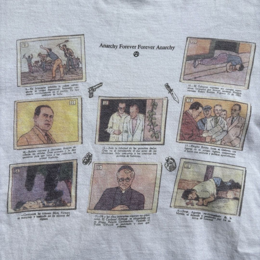 A.F.F.A. AFFA | Vintage "Anarchy Forever" Comic Archive Tee White Size US L / EU 52-54 / 3 - 2 Thumbnail
