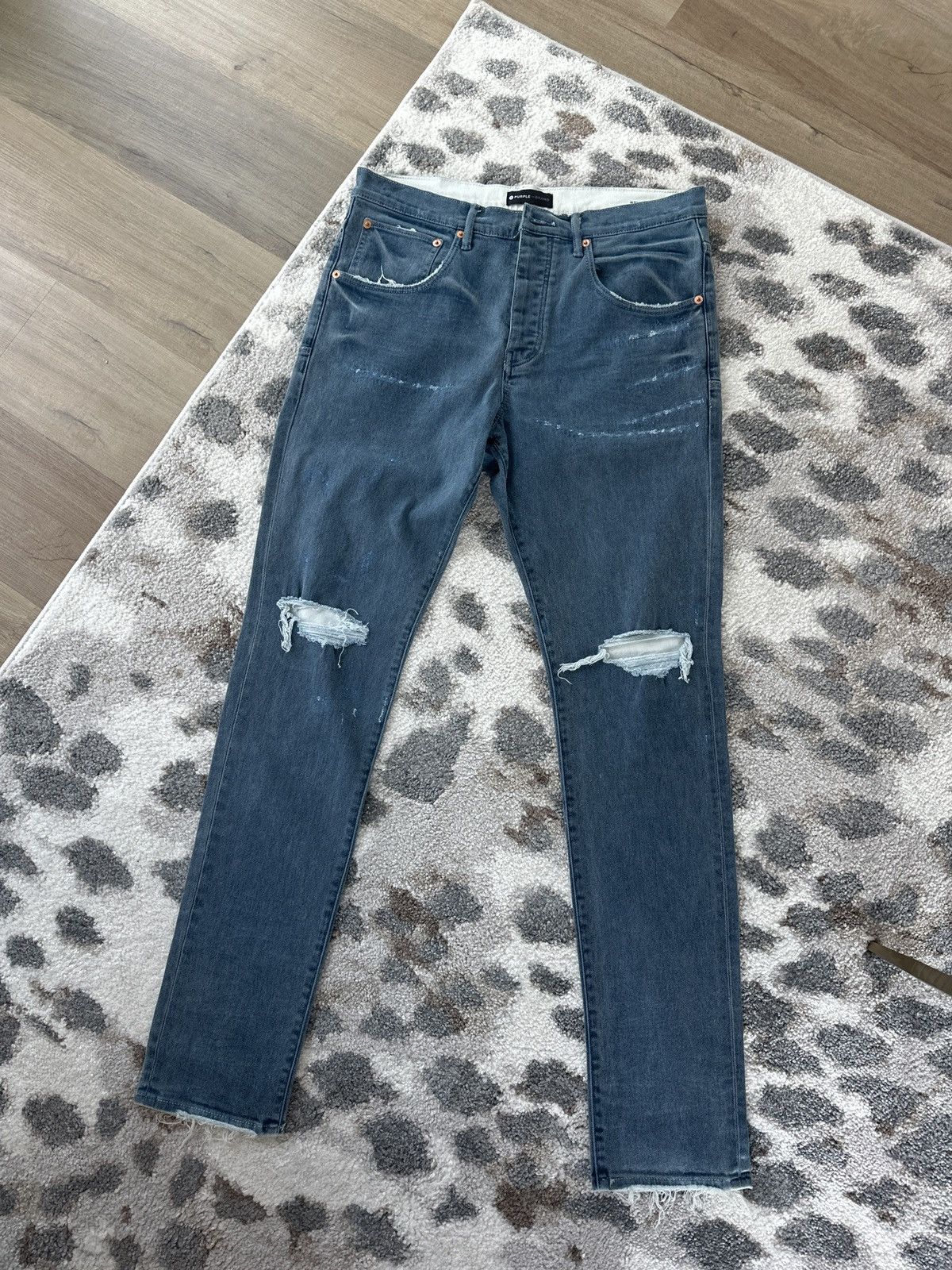Purple Brand Purple Brand Style No. P002 Slim Jeans Size US 34 / EU 50 - 1 Thumbnail