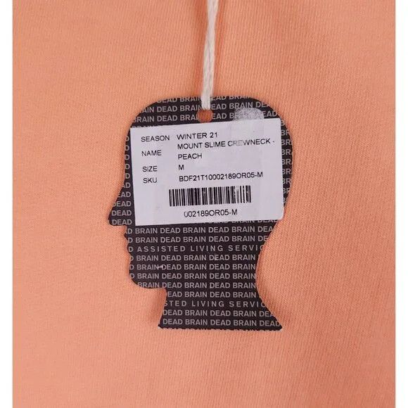 Brain Dead Brain Dead Mount Slime Sweatshirt Size M Mens Peach $120 Size US M / EU 48-50 / 2 - 11 Thumbnail