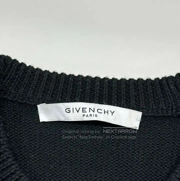 Givenchy Givenchy Men's Logo Intarsia Knit Sweater. Size US S / EU 44-46 / 1 - 5 Thumbnail