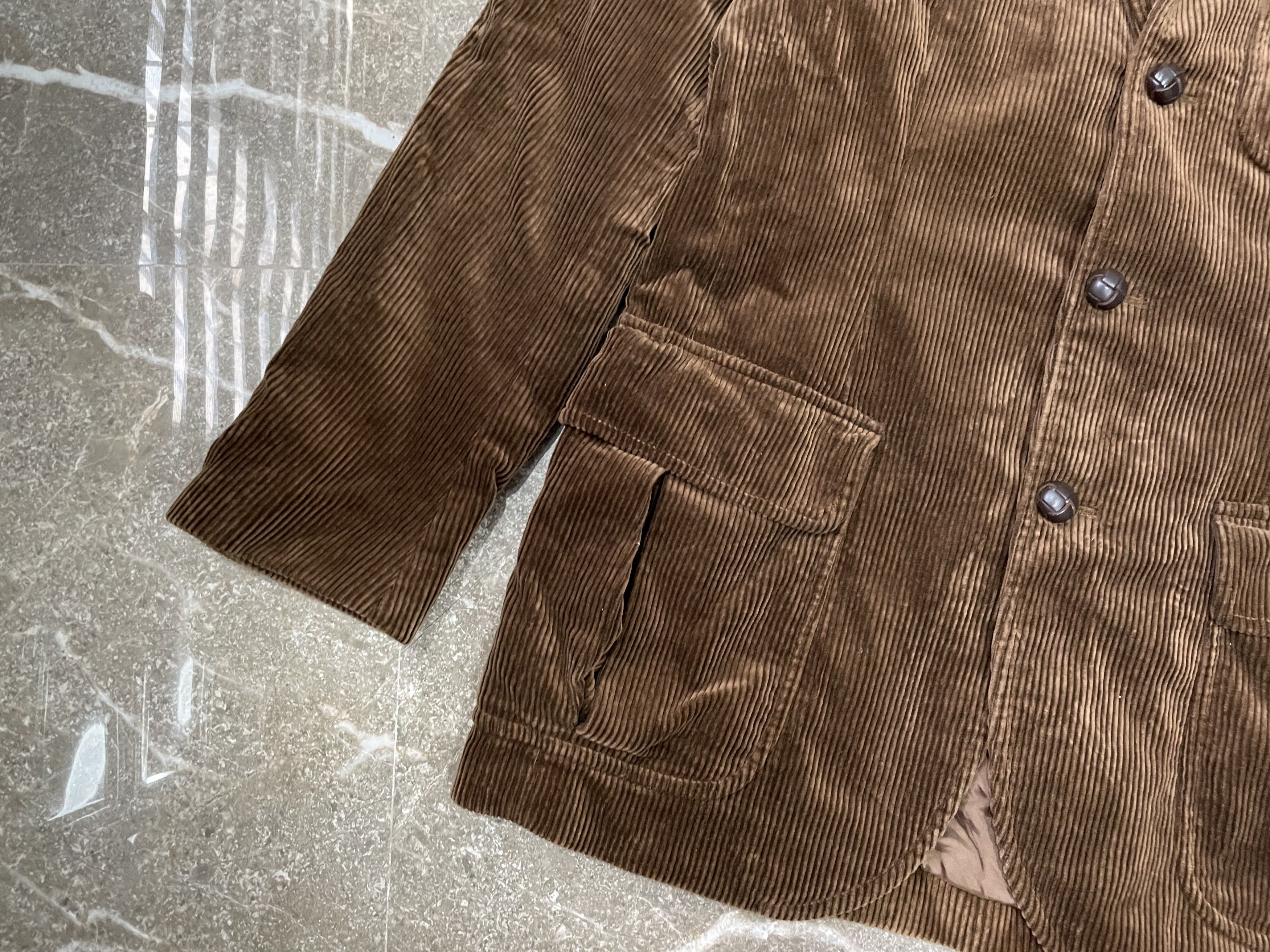 Polo Ralph Lauren × Ralph Lauren × Vintage Vintage Ralph Lauren Corduroy Blazer Jacket Size 38R - 4 Thumbnail