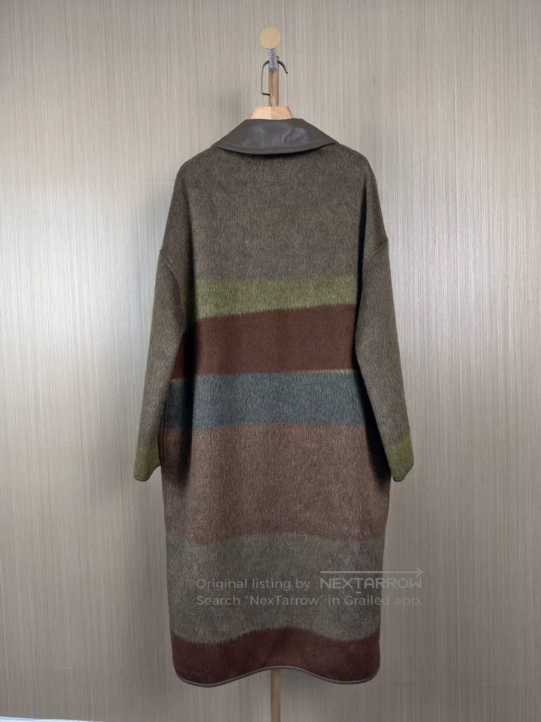 Hermes Hermes Color Block Long Cashmere Coat Size XXS / US 00 / IT 34 - 2 Thumbnail