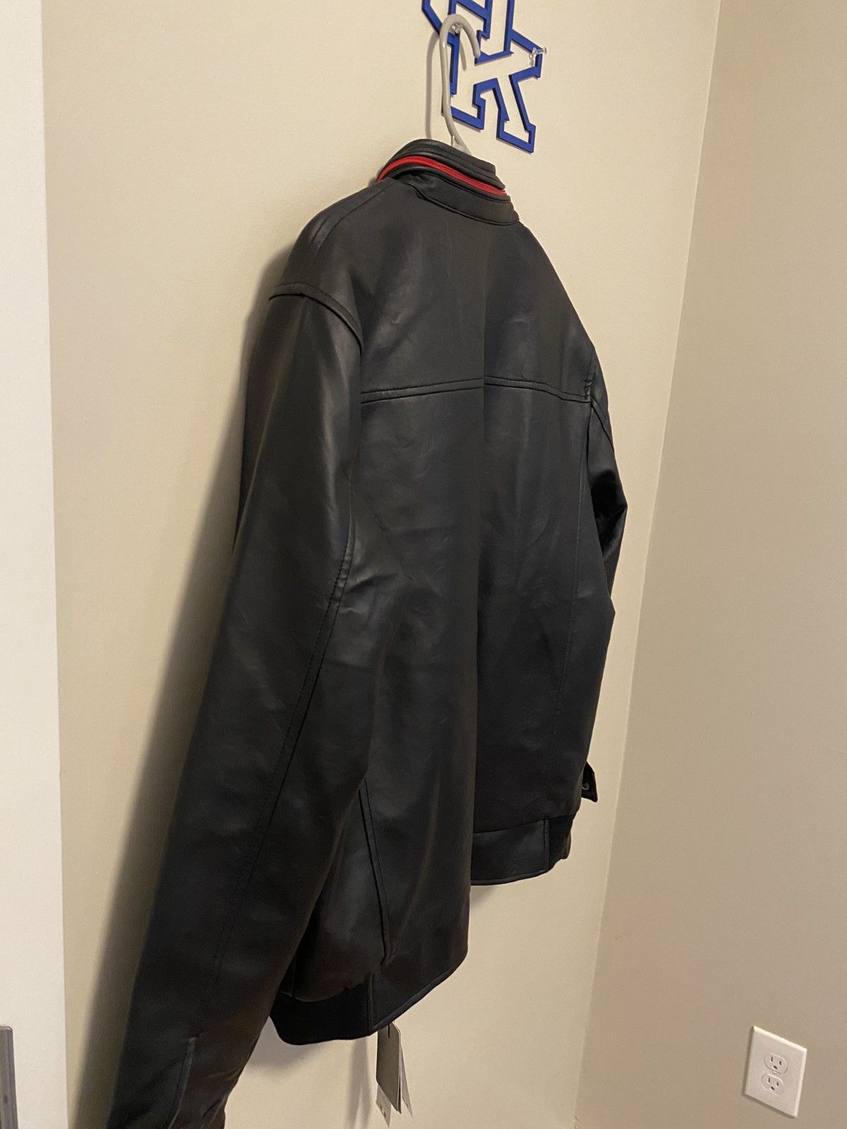 Genuine Leather Superlative Fashion Leather Jacket (Black) Size US L / EU 52-54 / 3 - 16 Thumbnail