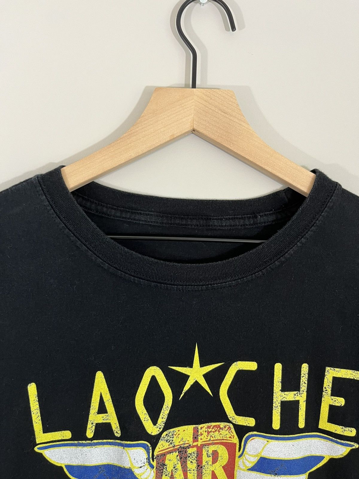 Vintage Indiana Jones Movie Temple Of Doom Lao Che Airport Tee Size US M / EU 48-50 / 2 - 5 Thumbnail