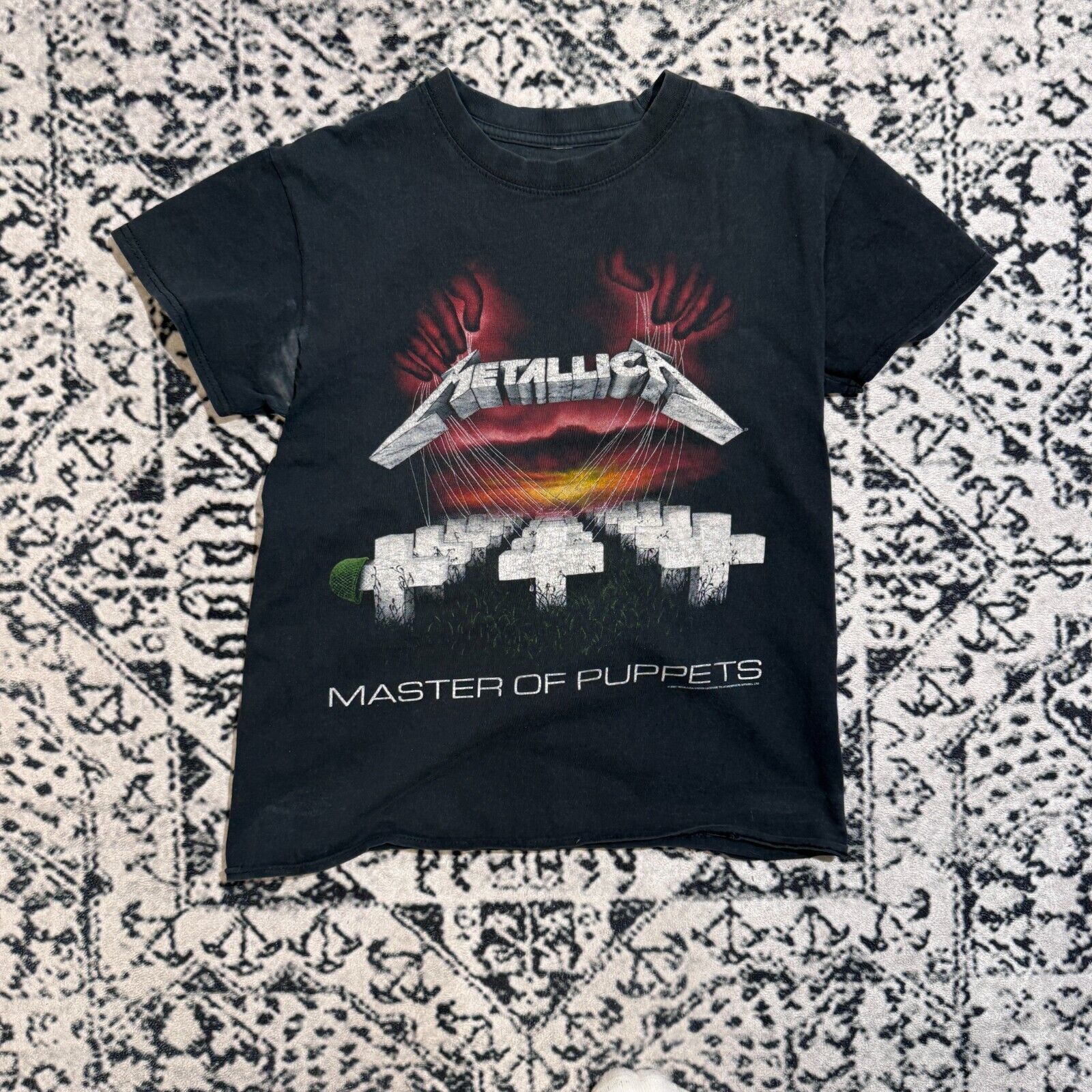 Vintage Black Cotton T-Shirt Size S Master Of Puppets Y2K 90s Size US S / EU 44-46 / 1 - 1 Thumbnail