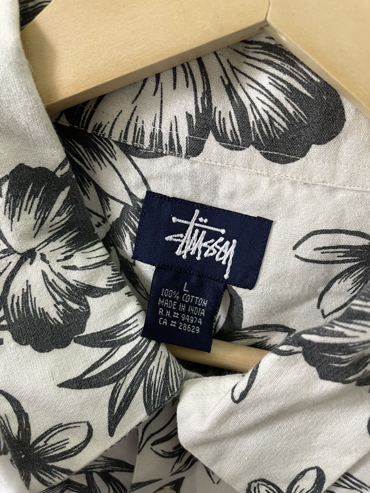 Stussy × Vintage Stussy vintage shirt 90s Size US L / EU 52-54 / 3 - 6 Thumbnail