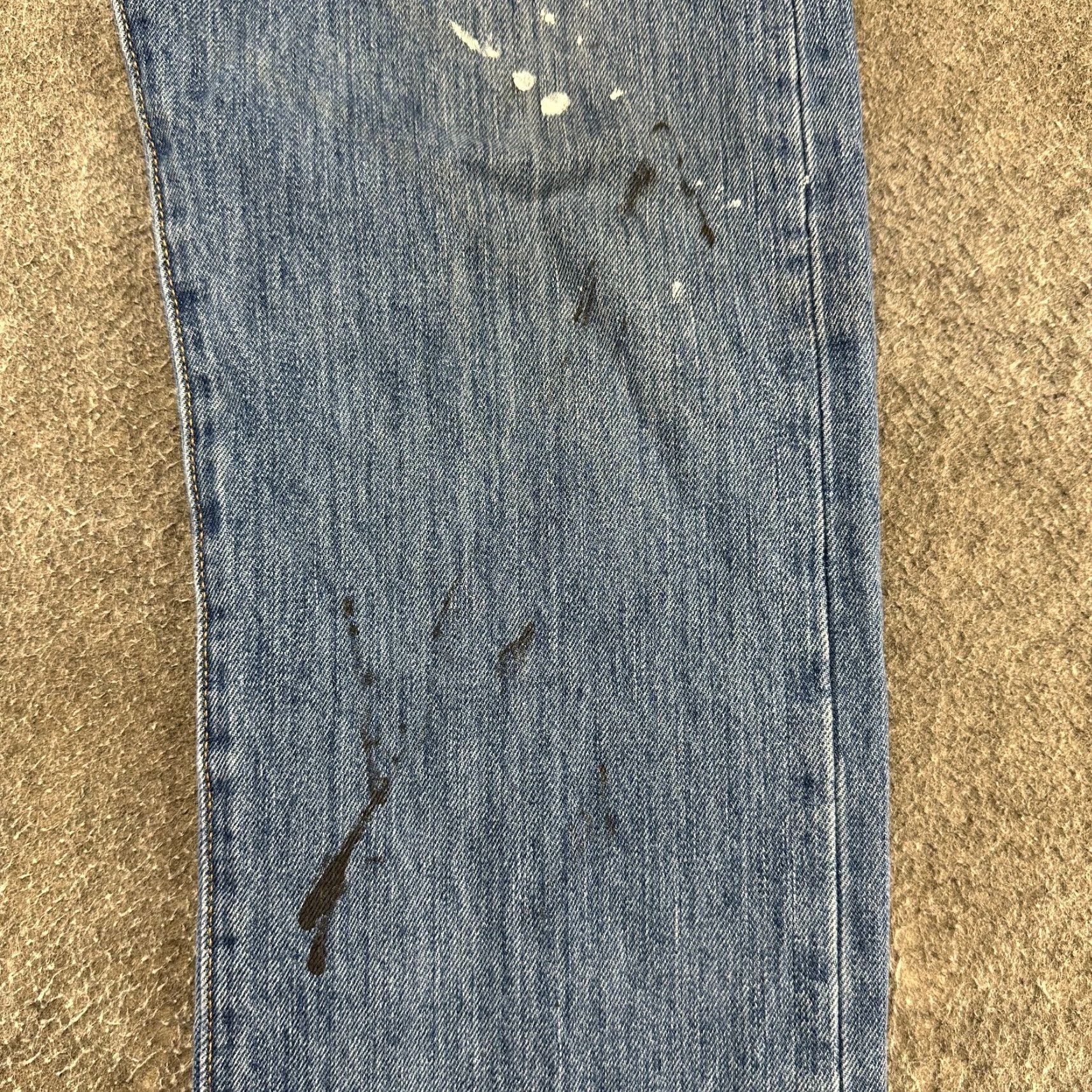 Levi's VINTAGE Levi's 501 Jeans Mens 34x36 Blue Straight Regular Distressed Light Wash Size US 34 / EU 50 - 6 Thumbnail