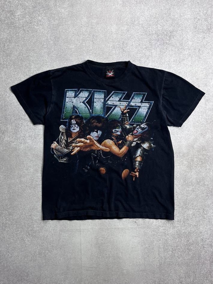 Band Tees Vintage Kiss Graphic Promo Boxy Heavy Cotton T-shirt L Size US L / EU 52-54 / 3 - 1 Thumbnail