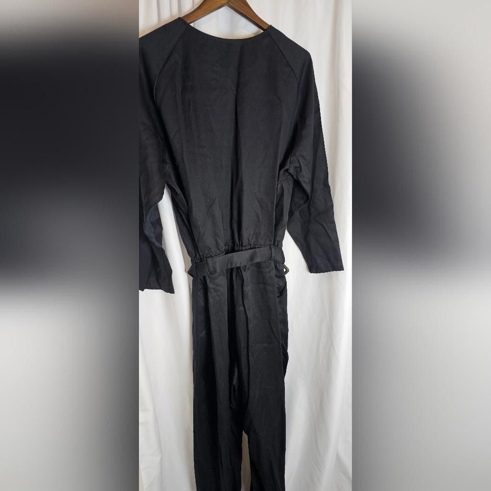 Imran Potato IMAN Global Jumpsuit Black Womens Size 1X Relaxed Longsleeve Size ONE SIZE - 8 Thumbnail