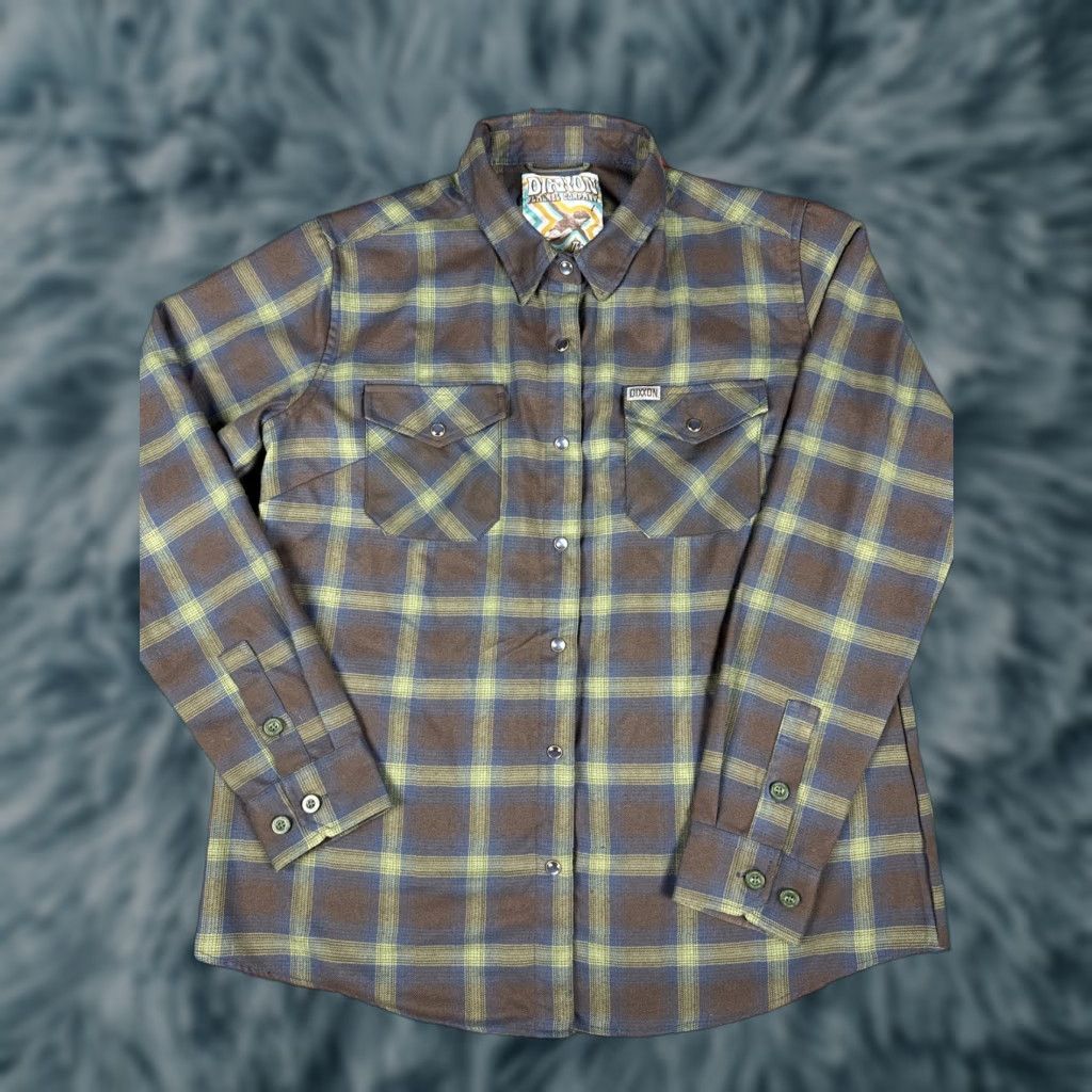 CO Dixxon Flannel Co The Cove Plaid Snap Button Long Sleeve Shirt L Mens Multicolor Flannel Shirt Size US L / EU 52-54 / 3 - 1 Thumbnail