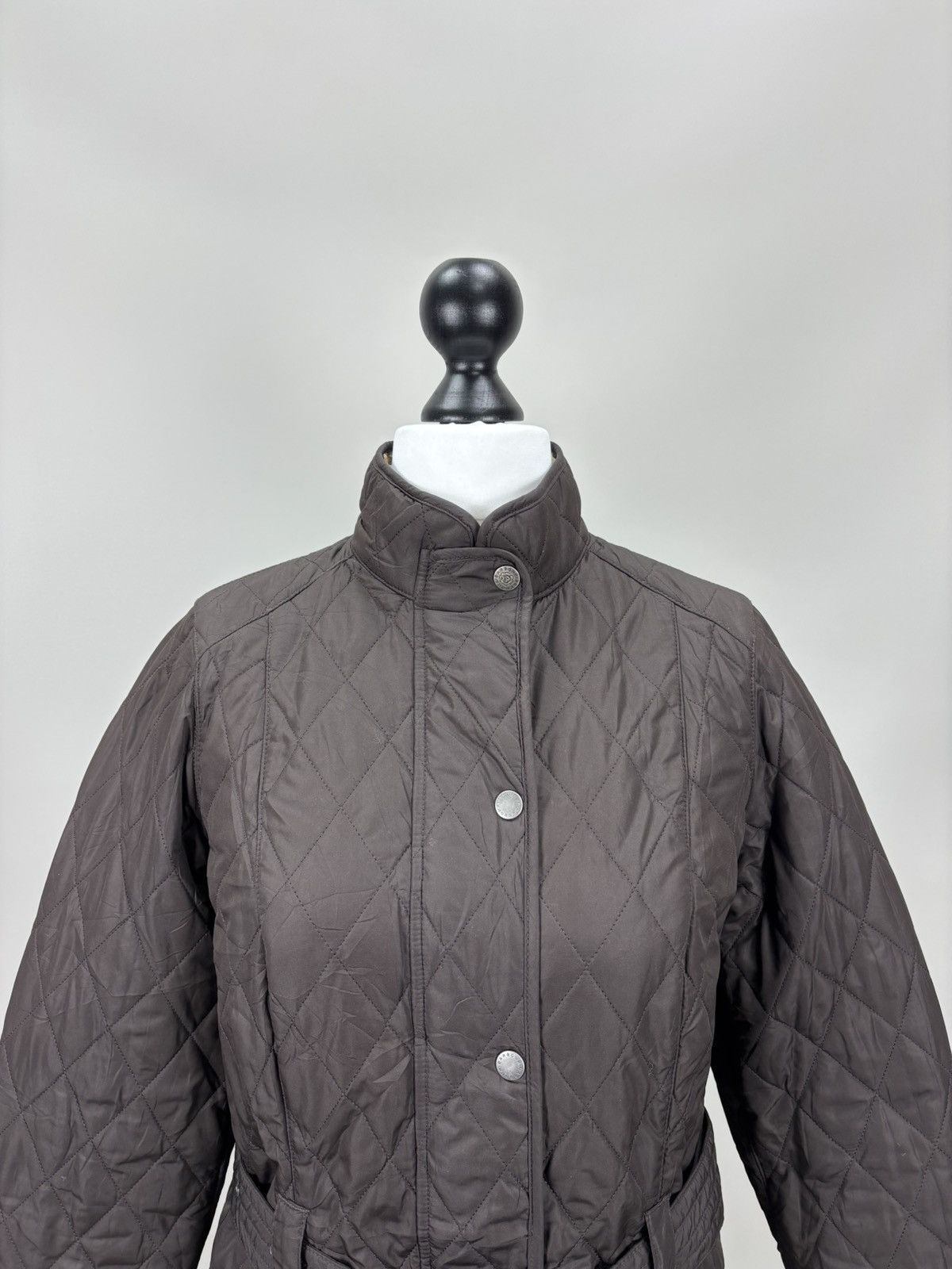 Barbour Womens quilted jacket Barbour Paddle Size 8 Color Brown Size M / US 6-8 / IT 42-44 - 3 Thumbnail
