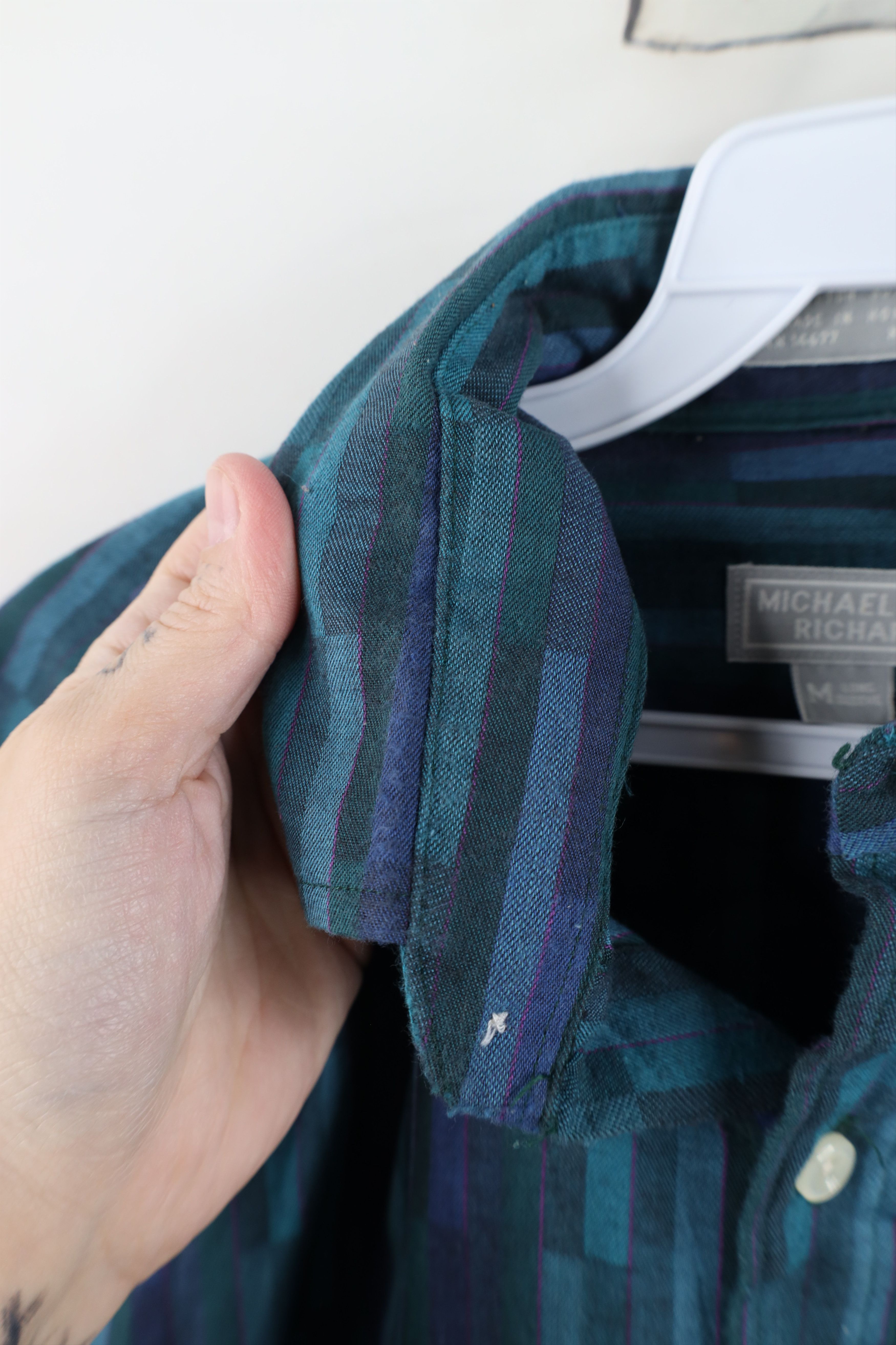 Vintage Vintage 80s 90s Streetwear Collared Button Down Shirt Size US M / EU 48-50 / 2 - 6 Thumbnail