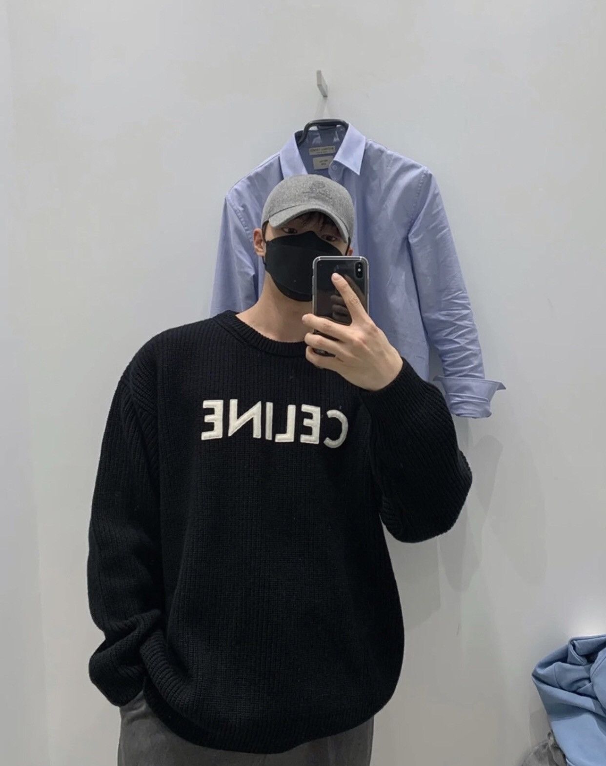 Celine Celine 21FW Explosive Chest Letter Logo Wool Sweater2412- Size US XL / EU 56 / 4 - 5 Thumbnail