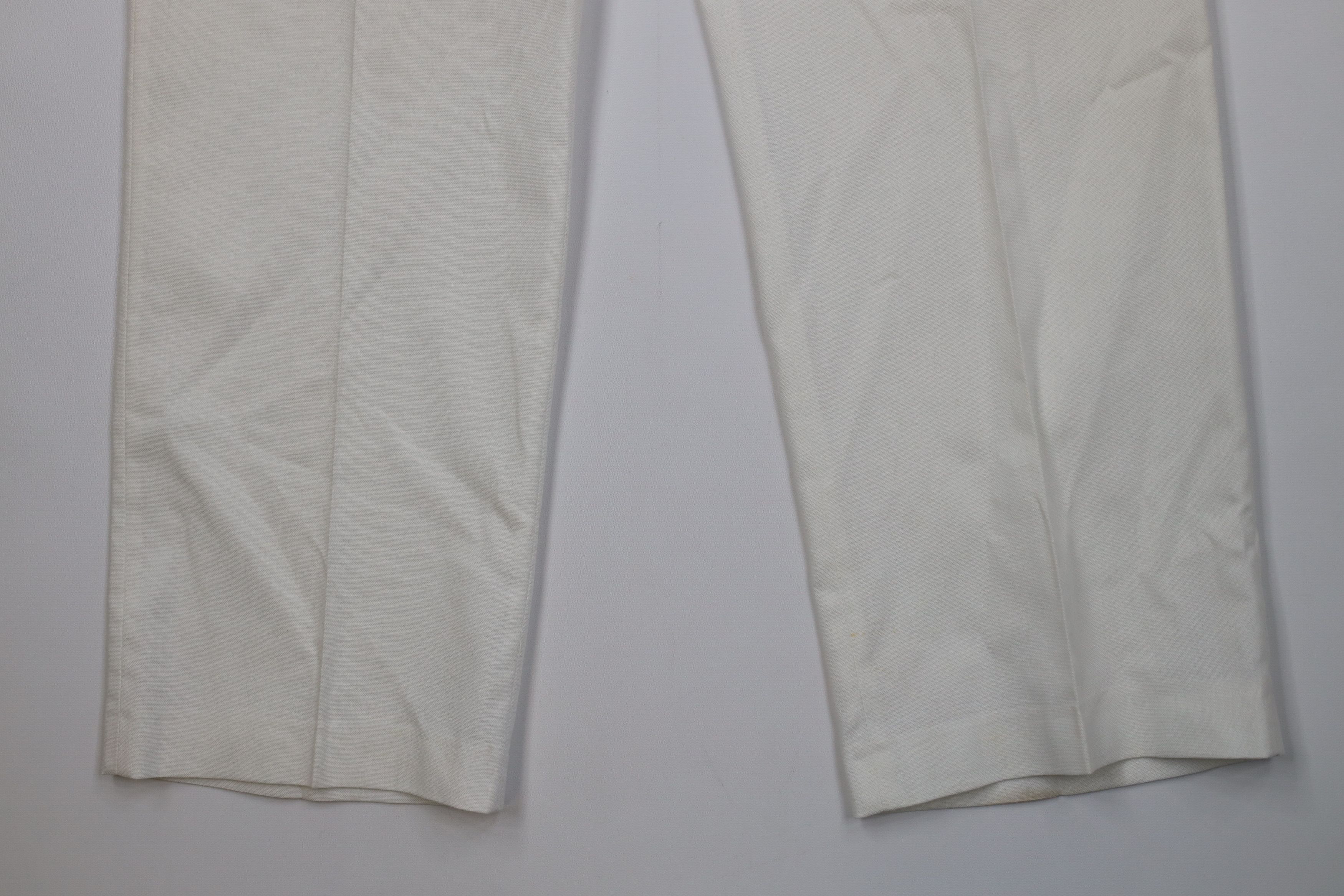 Vintage Vintage 70s Streetwear Knit Flared Wide Leg Pants White Size US 38 / EU 54 - 4 Thumbnail