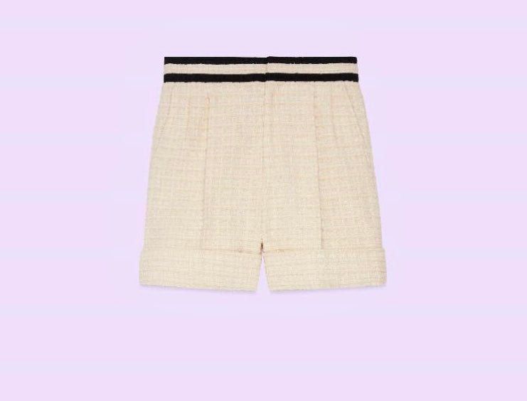 Gucci Gucci Tweed Shorts SIZE 40 Size ONE SIZE - 1 Thumbnail