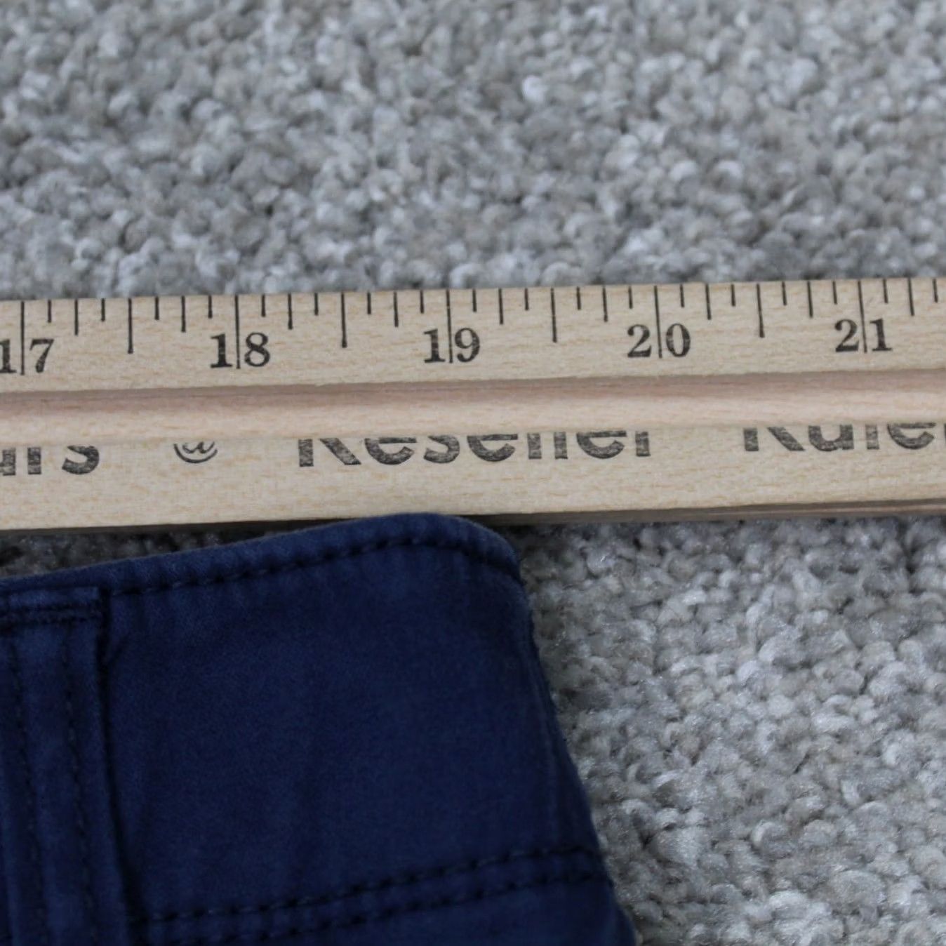 Nat Nast Nat Nast Chino Shorts Mens 40 Blue Flat Front Cotton Stretch Inseam 9" (9 in) Regular Fit? Size US 40 / EU 56 - 6 Thumbnail