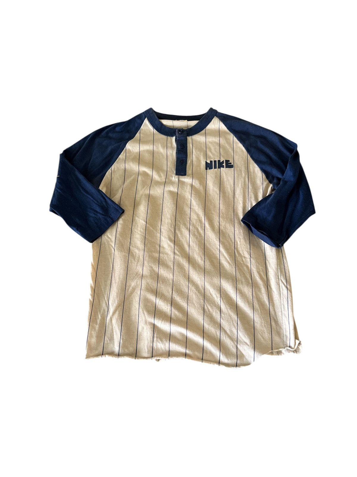 Nike × Vintage True Vintage 70s Nike Baseball Jersey Raglan Shirt Size US M / EU 48-50 / 2 - 1 Thumbnail