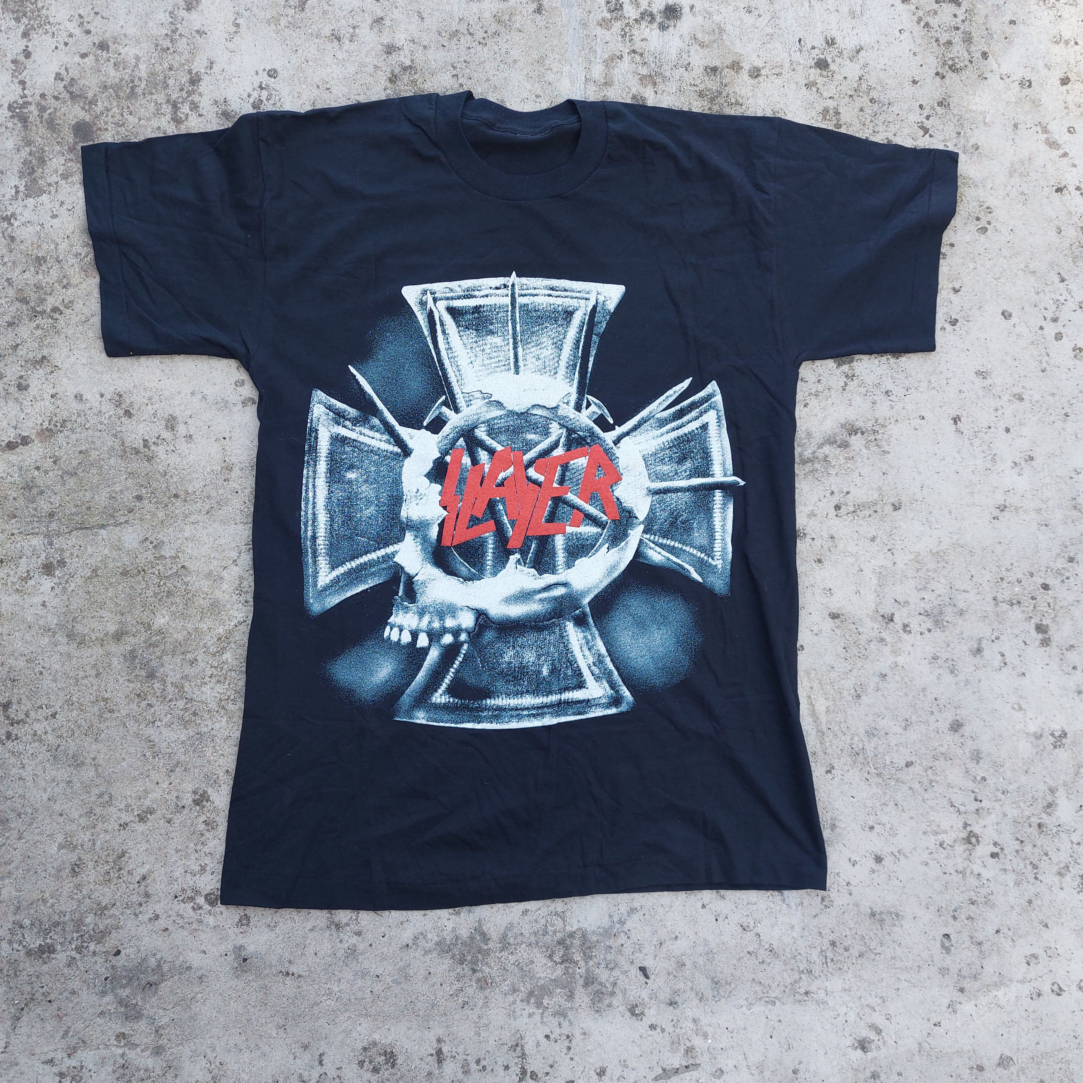 Band Tees × Slayer × Vintage slayer band vintage tshirt double print skull/eagle Size US XL / EU 56 / 4 - 2 Thumbnail
