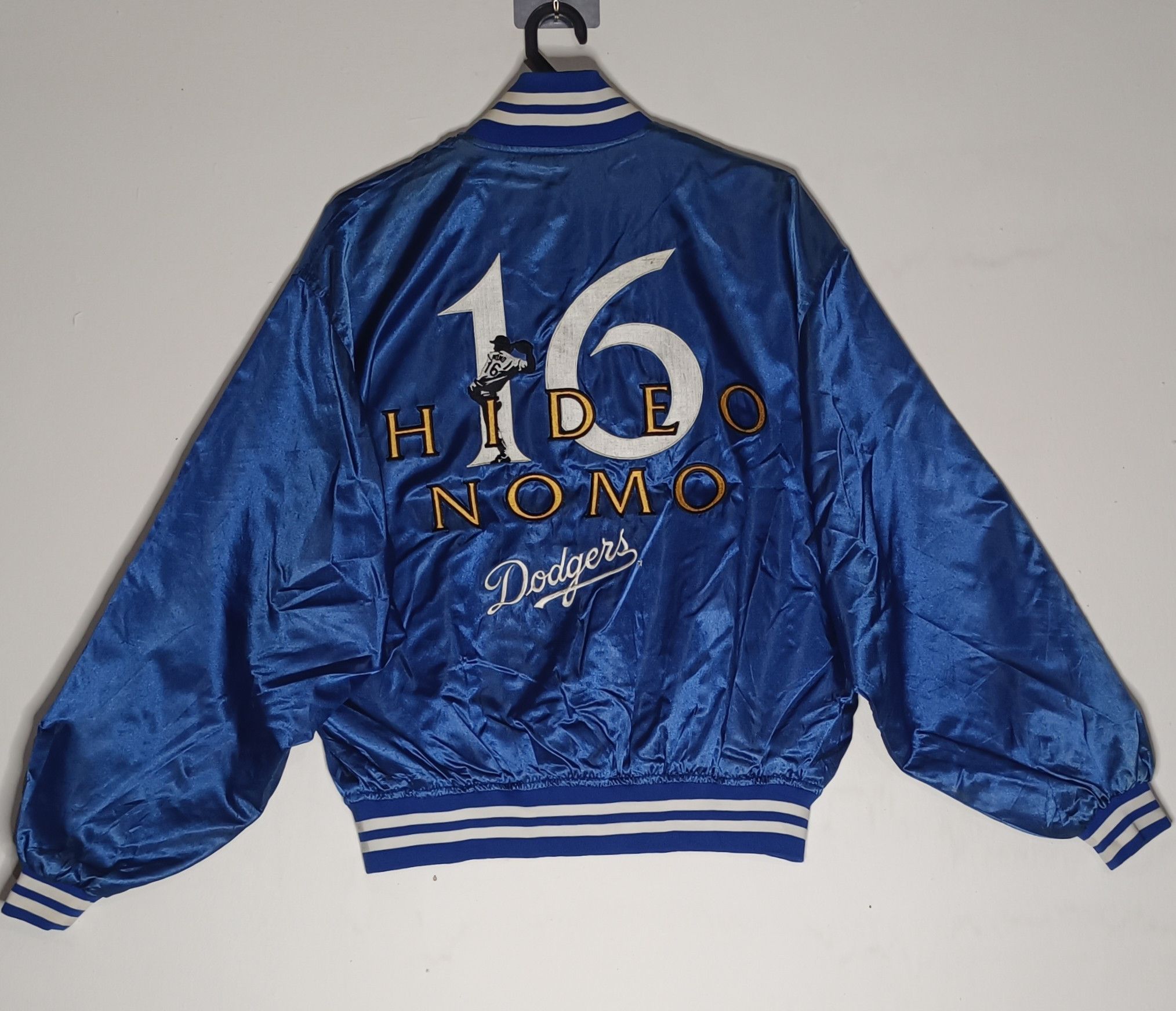 MLB × Vintage Vintage MLB Los Angeles Dodgers Hideo Nomo Varsity Jacket Size US XL / EU 56 / 4 - 9 Thumbnail