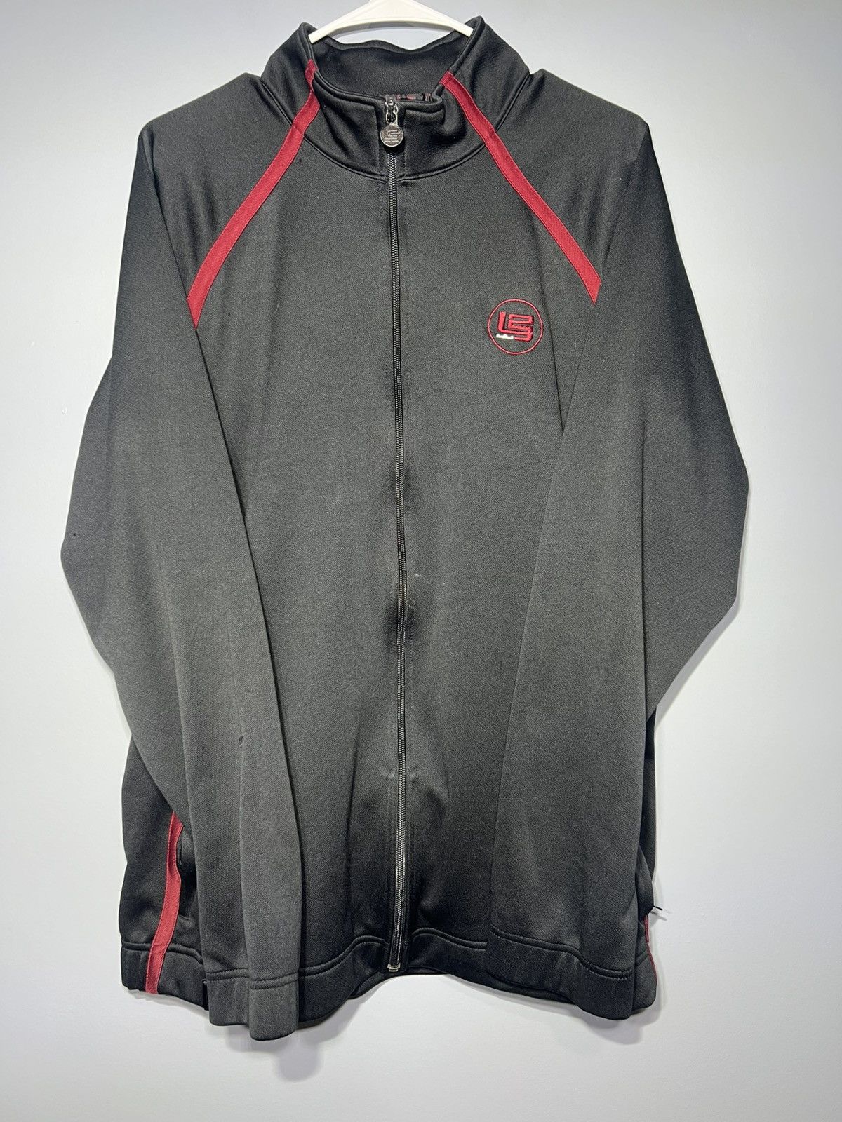 Nike Nike Lebron James Black Full Zip Basketball Sz Medium Size US M / EU 48-50 / 2 - 2 Thumbnail