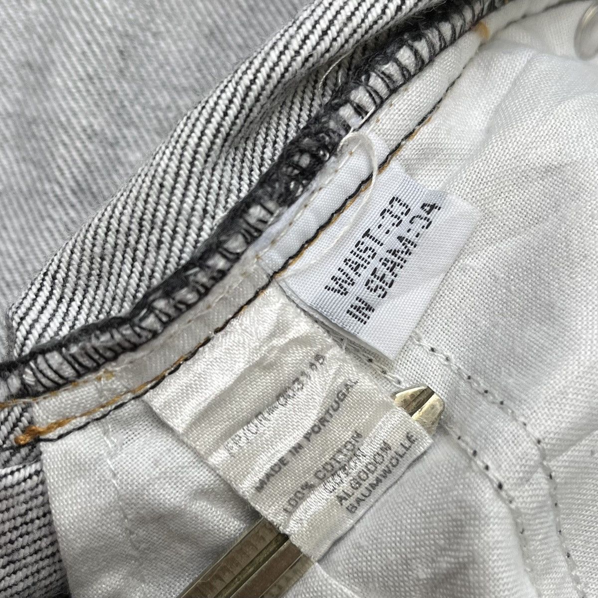 Saint Laurent Paris YSL Saint Laurent Paris Silver Denim Jeans Size US 32 / EU 48 - 11 Thumbnail