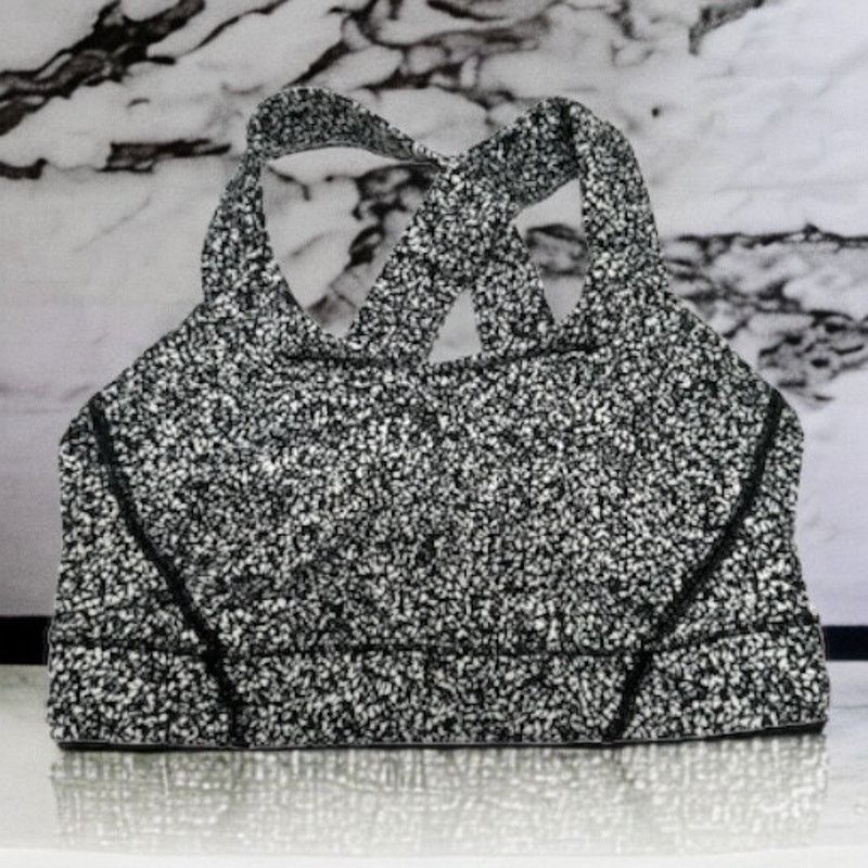 Lululemon lululemon Womens Bra Sz 2 All Sport Splatter Reflective Size ONE SIZE - 6 Thumbnail