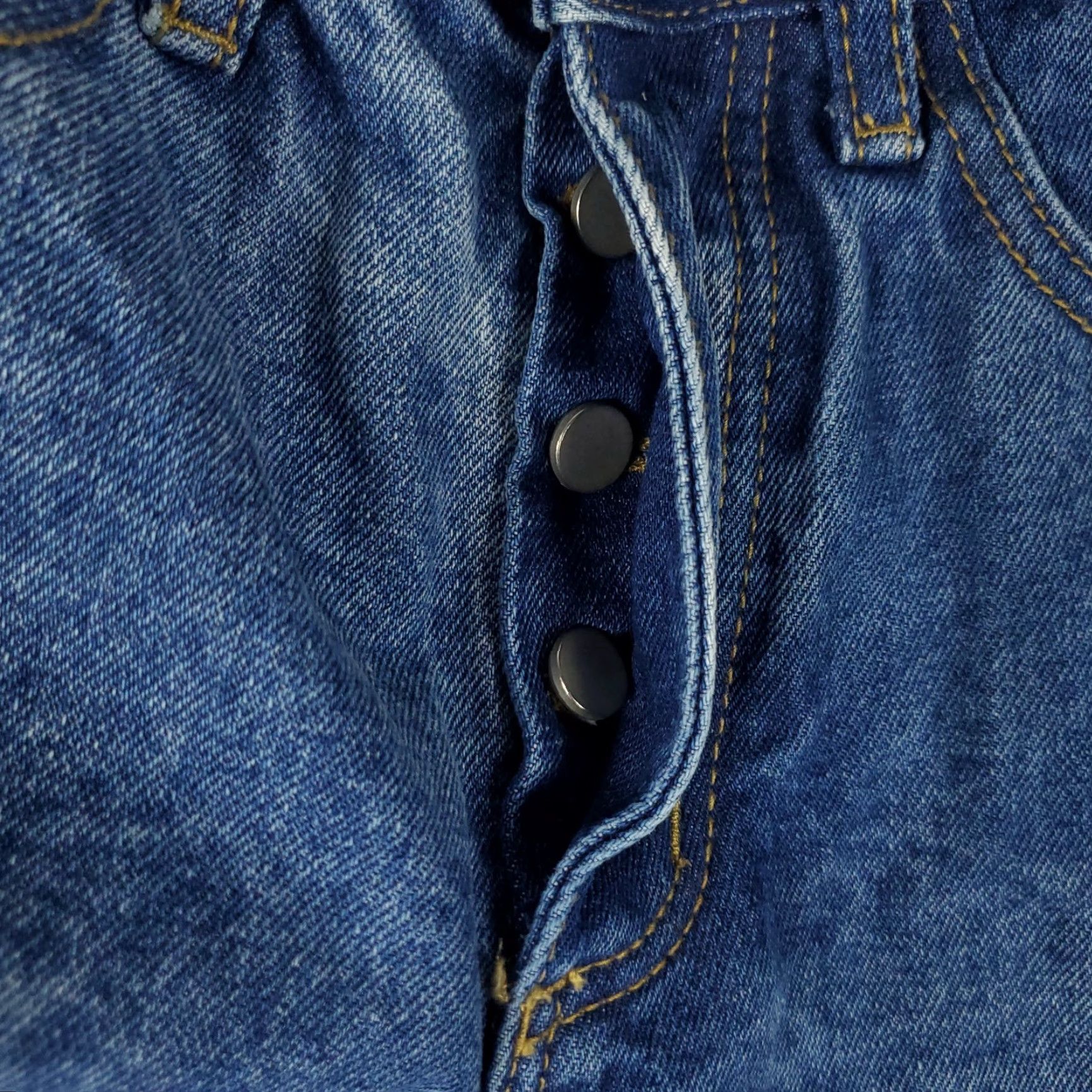 MNML MNML Jeans Men 28x32 Denim Skinny Mid Rise Blue Button Fly 5-Pocket Regular Fit Inseam 32 Mens Jeans Clothing Size US 28 / EU 44 - 7 Thumbnail