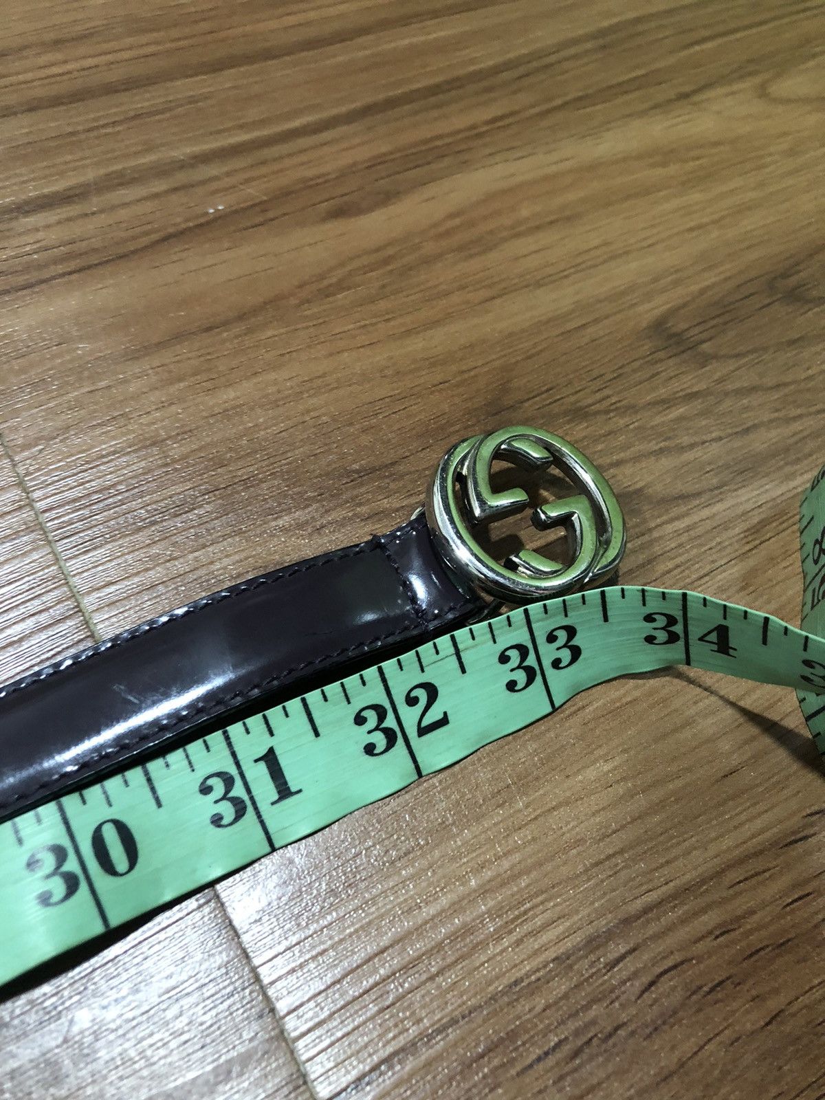 Gucci Vintage Gucci GG Buckle Belt Size ONE SIZE - 9 Thumbnail