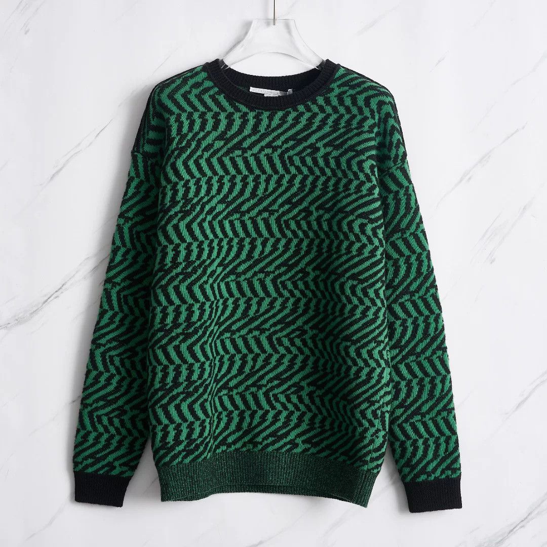 Stella McCartney Stella McCartney Women's Color-Blocked Jacquard Sweater Size M / US 6-8 / IT 42-44 - 1 Thumbnail