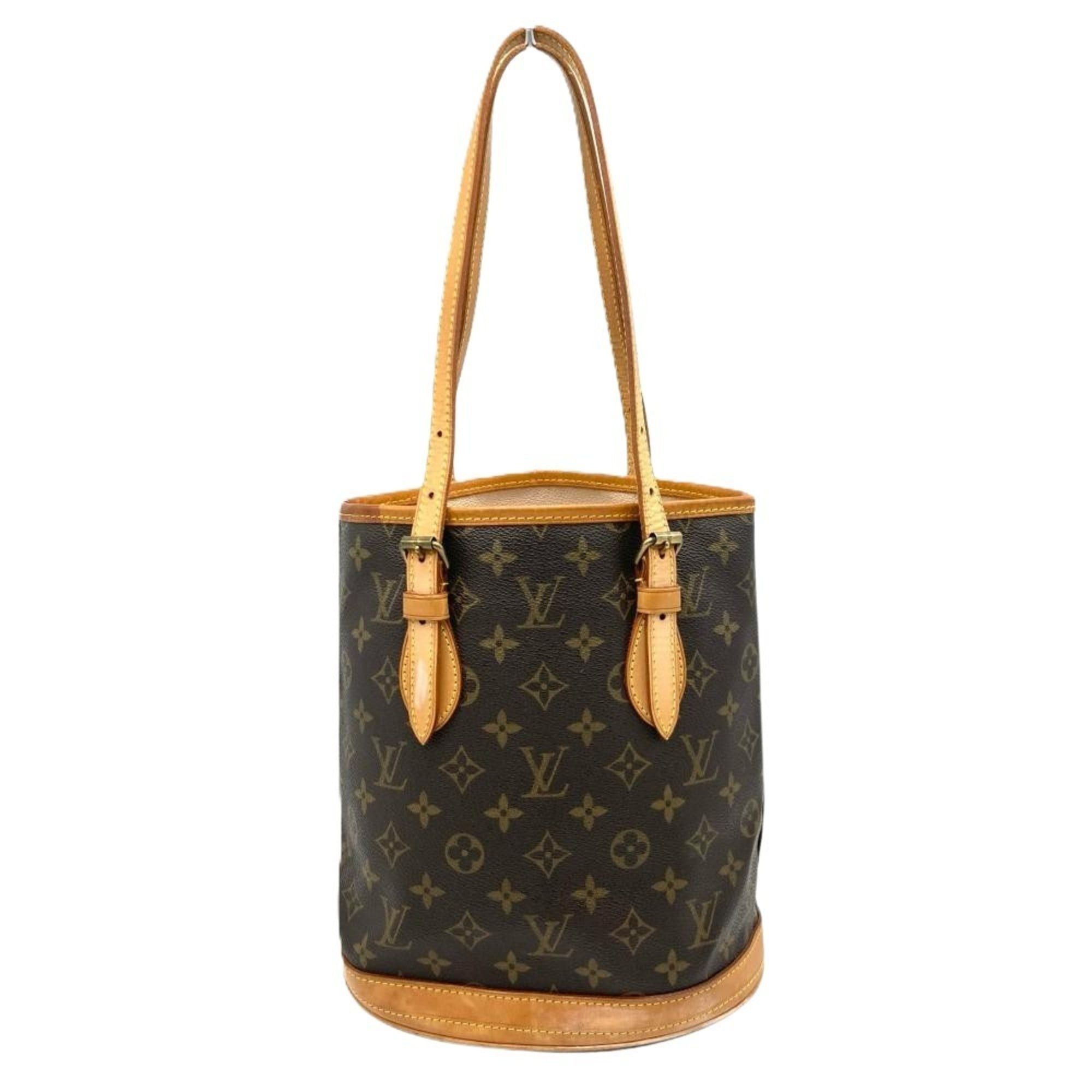 Louis Vuitton Louis Vuitton Bucket PM Handbag Monogram Canvas M42238 Tote Bag Size ONE SIZE - 1 Thumbnail