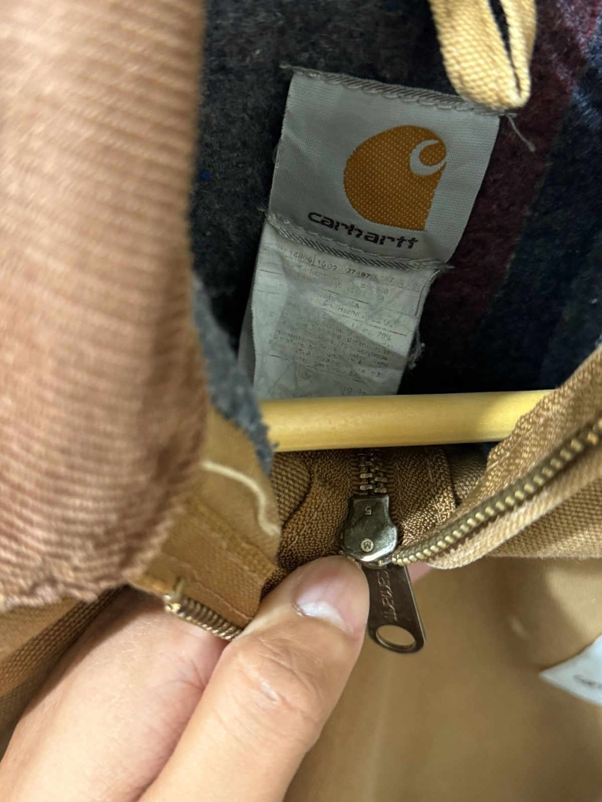 Carhartt Vintage Union Made 2002 Carhartt J01 BRN Rare Big Patch Size US S / EU 44-46 / 1 - 4 Thumbnail