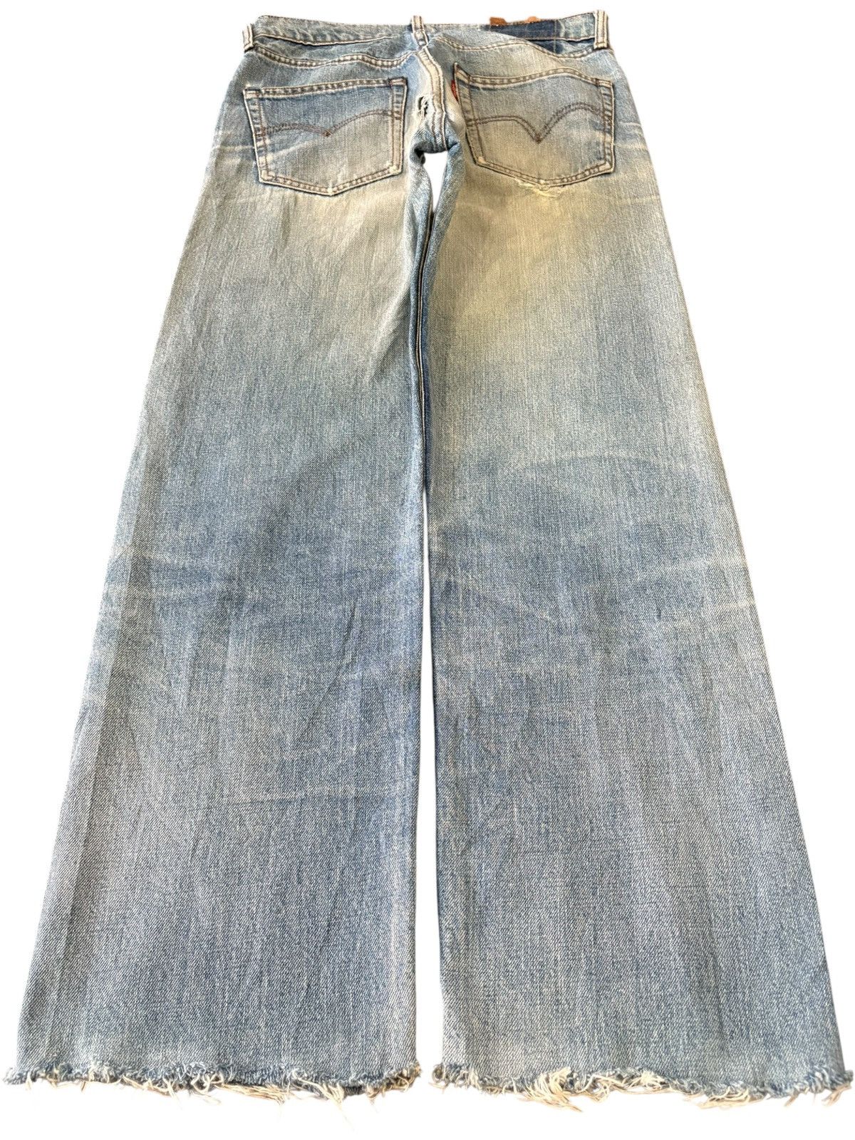 Levi's Vintage 90s Levis 509 Mud Wash Distressed Loose Jeans Size US 30 / EU 46 - 2 Thumbnail