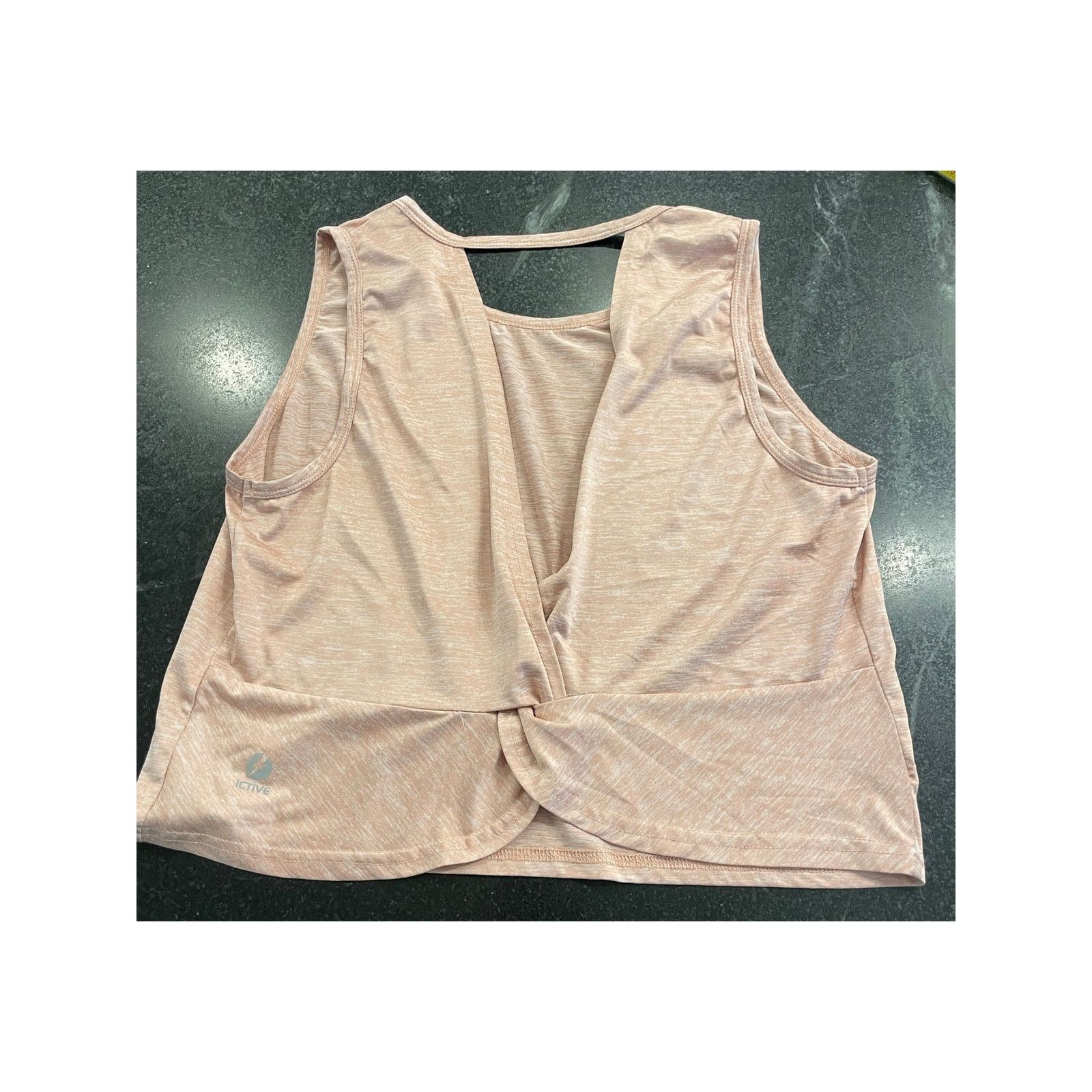Other Ictive Pink Sleeveless yoga top with back knot XL Size XL / US 12-14 / IT 48-50 - 2 Thumbnail