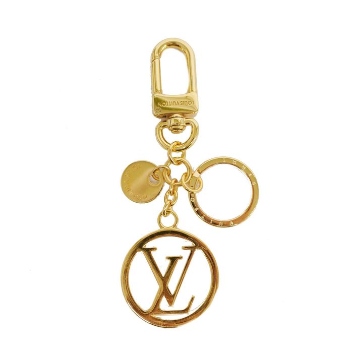 Louis Vuitton Bag Charm Portocre Teddy Bear Gold Brown Multicolor