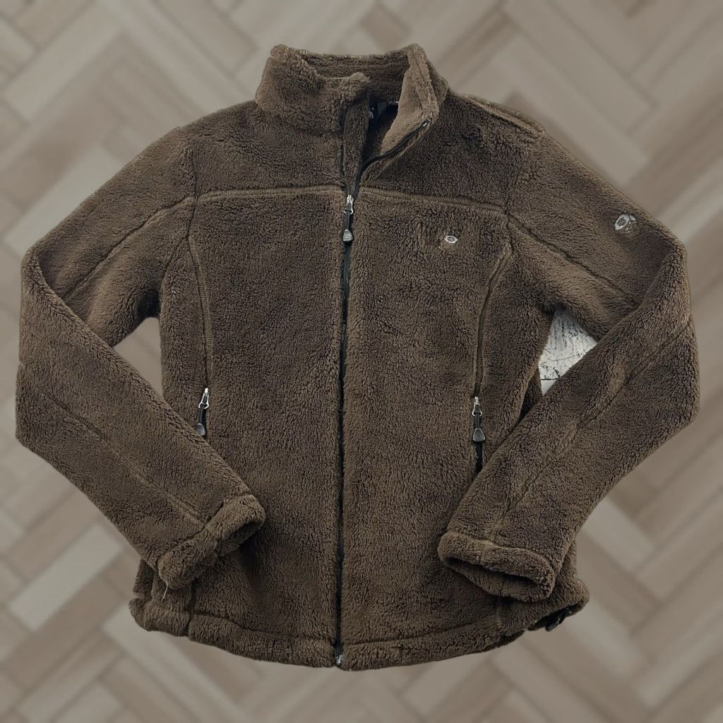 Mountain Hardwear VINTAGE Mountain Hardwear Full Zip Fleece Jacket Women’s S Brown Size S / US 4 / IT 40 - 1 Thumbnail