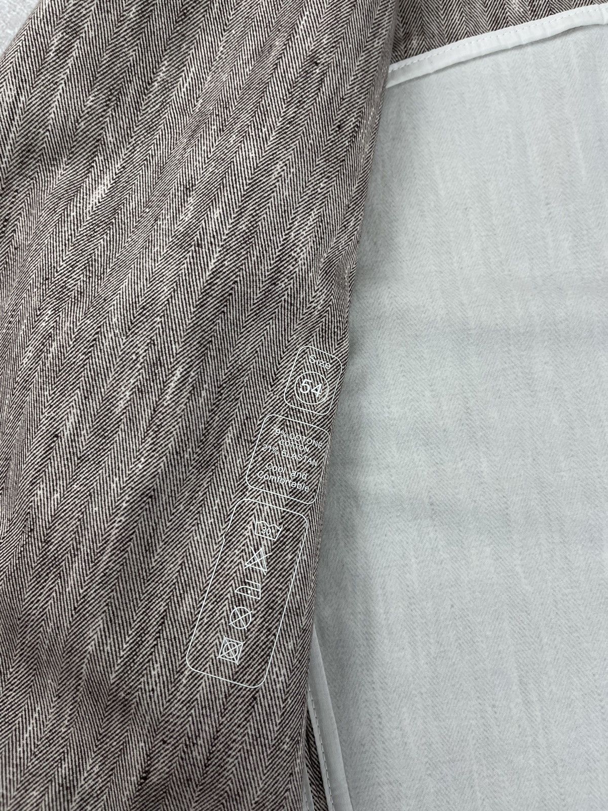 Circolo 1901 Circolo 1901 Slim Fit Herringbone Blazer Jacket Size 54 Size US L / EU 52-54 / 3 - 10 Thumbnail