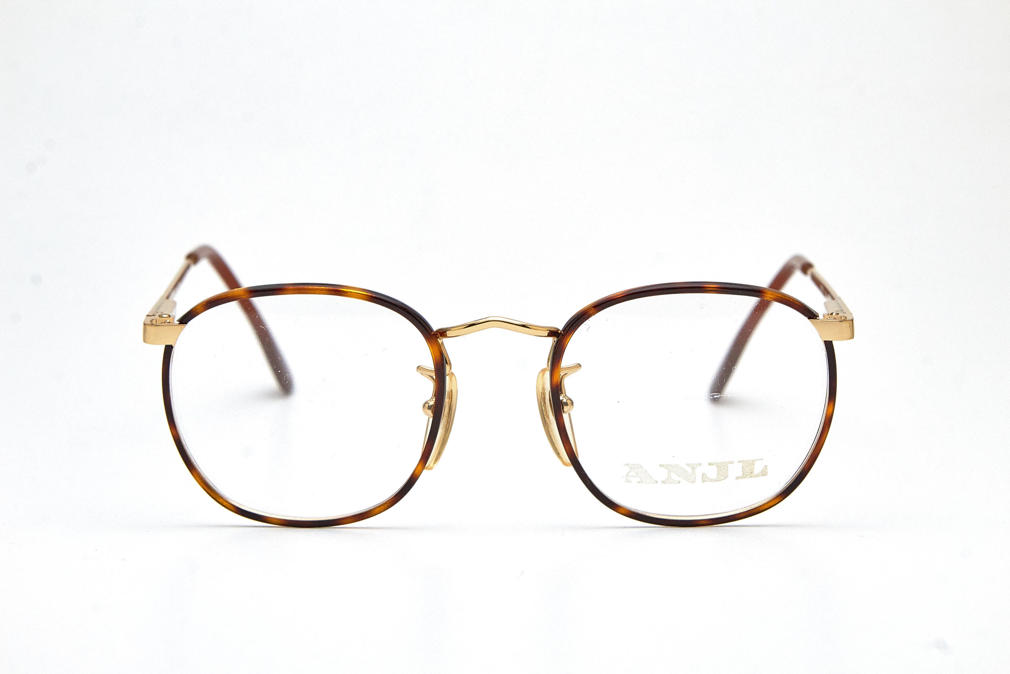Vintage Old Money ANJL Gold&Tortoise Shell Round Quiet-Lux Specs Size ONE SIZE - 3 Thumbnail