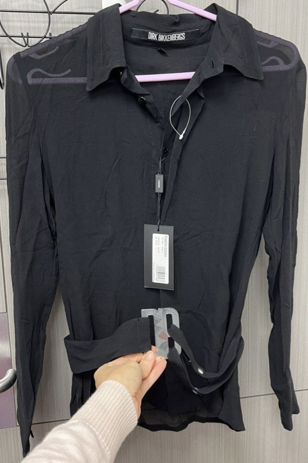 Dirk Bikkembergs Black long shirt Dirk Bikkembergs Size US M / EU 48-50 / 2 - 1 Thumbnail